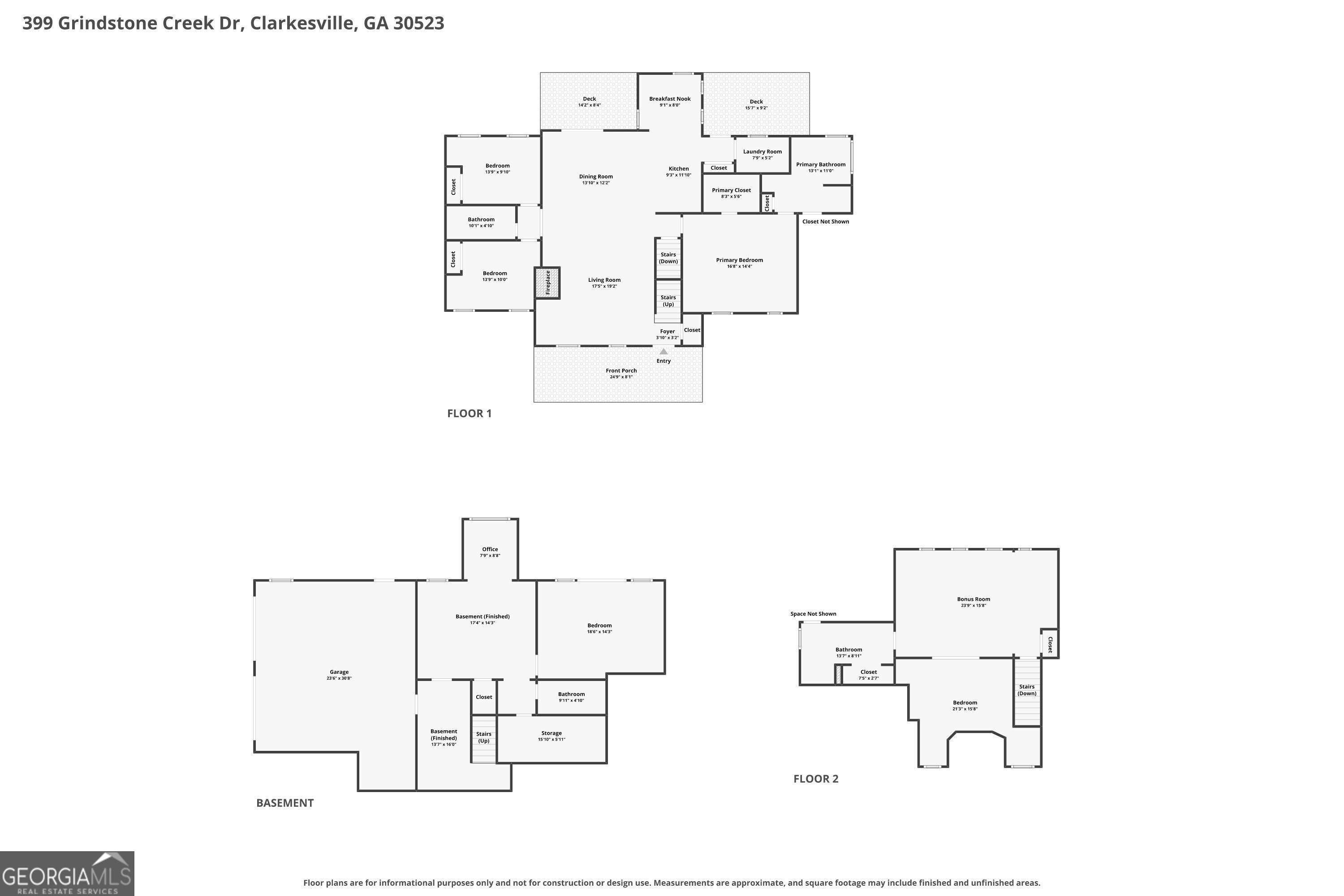 399 Grindstone Creek Drive Clarkesville GA 30523