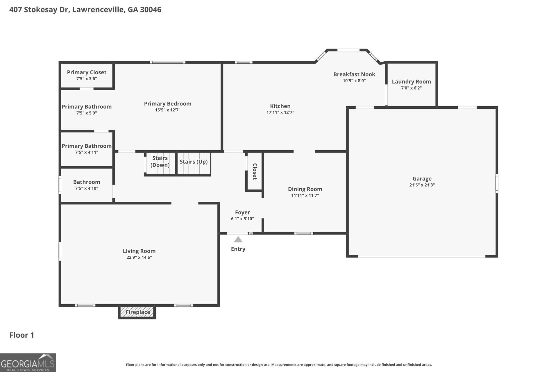 407 Stokesay Drive Lawrenceville GA 30046