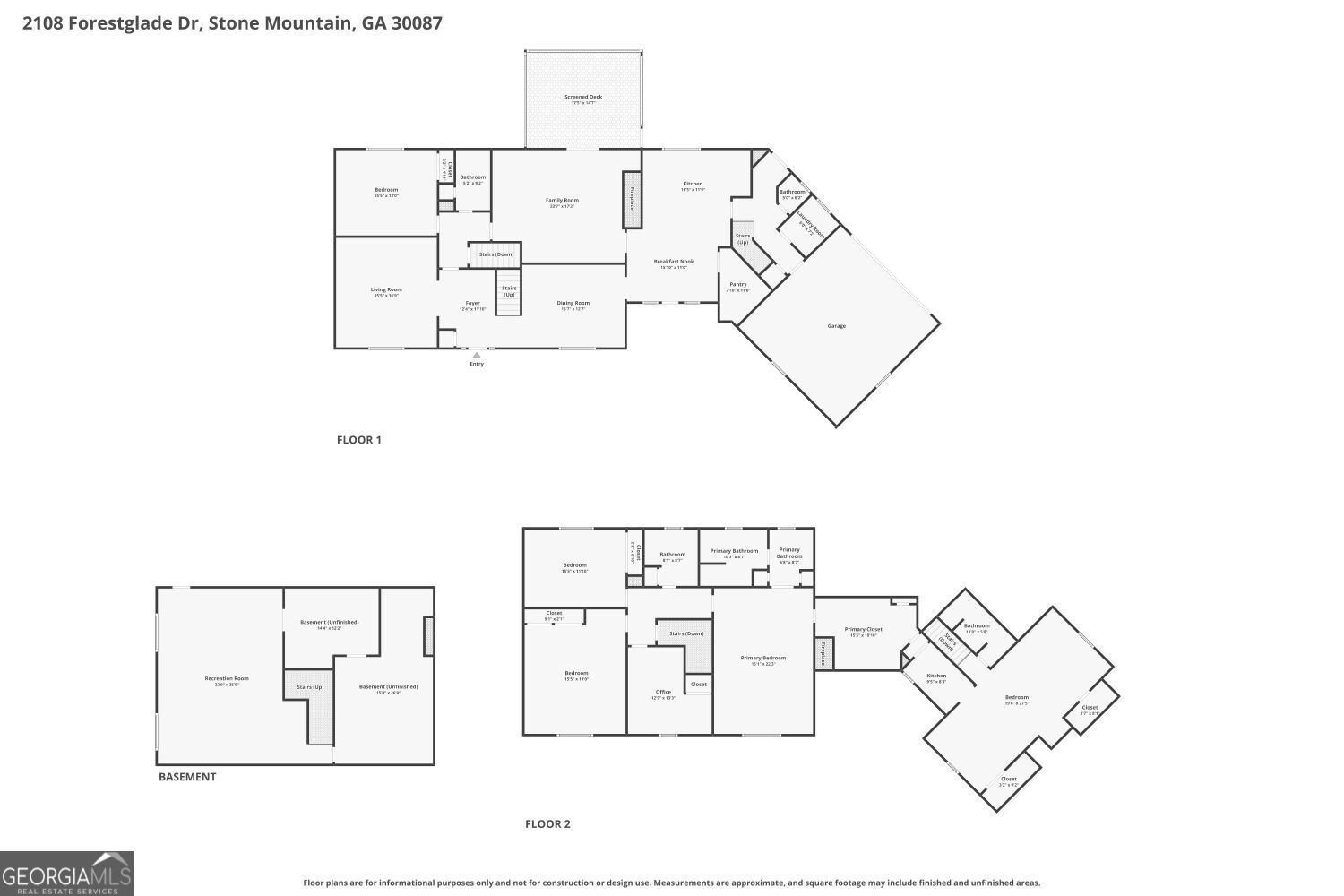 2108 Forestglade Drive Stone Mountain GA 30087