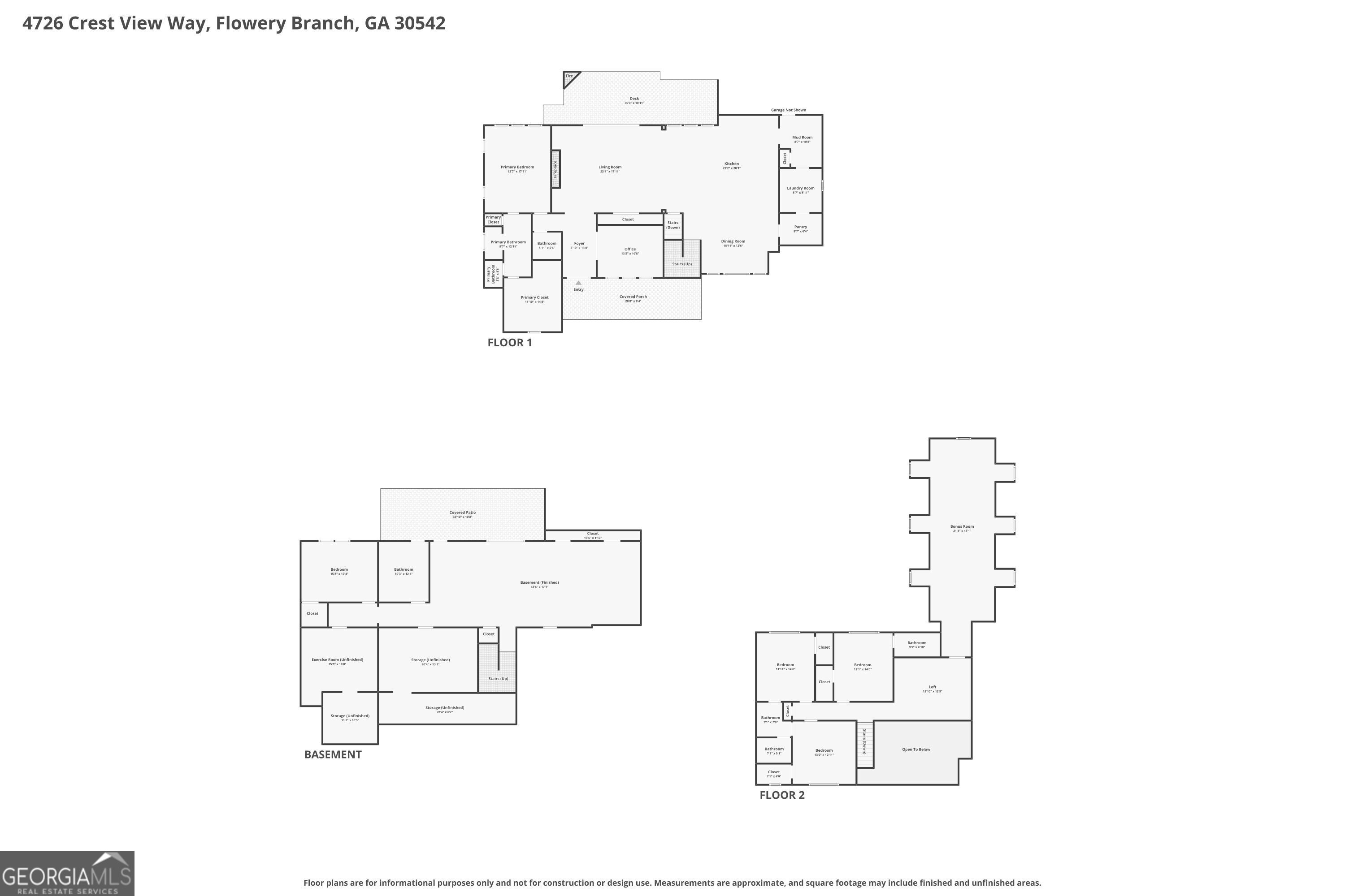 4726 Crestview Way Flowery Branch GA 30542