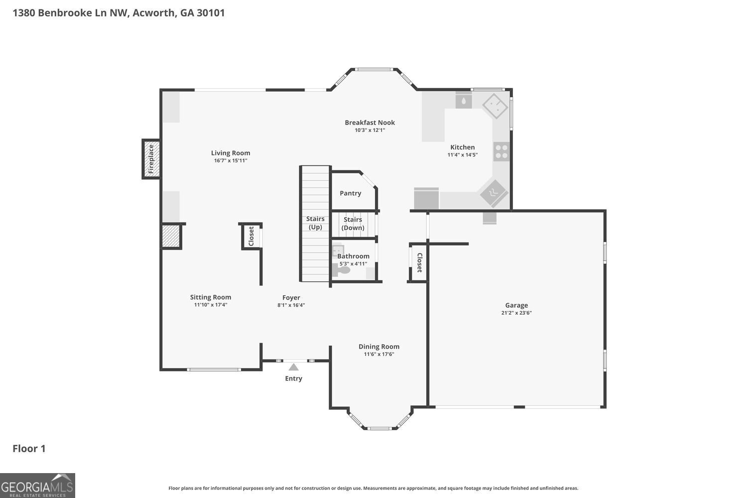 1380 Benbrooke Lane NW Acworth GA 30101
