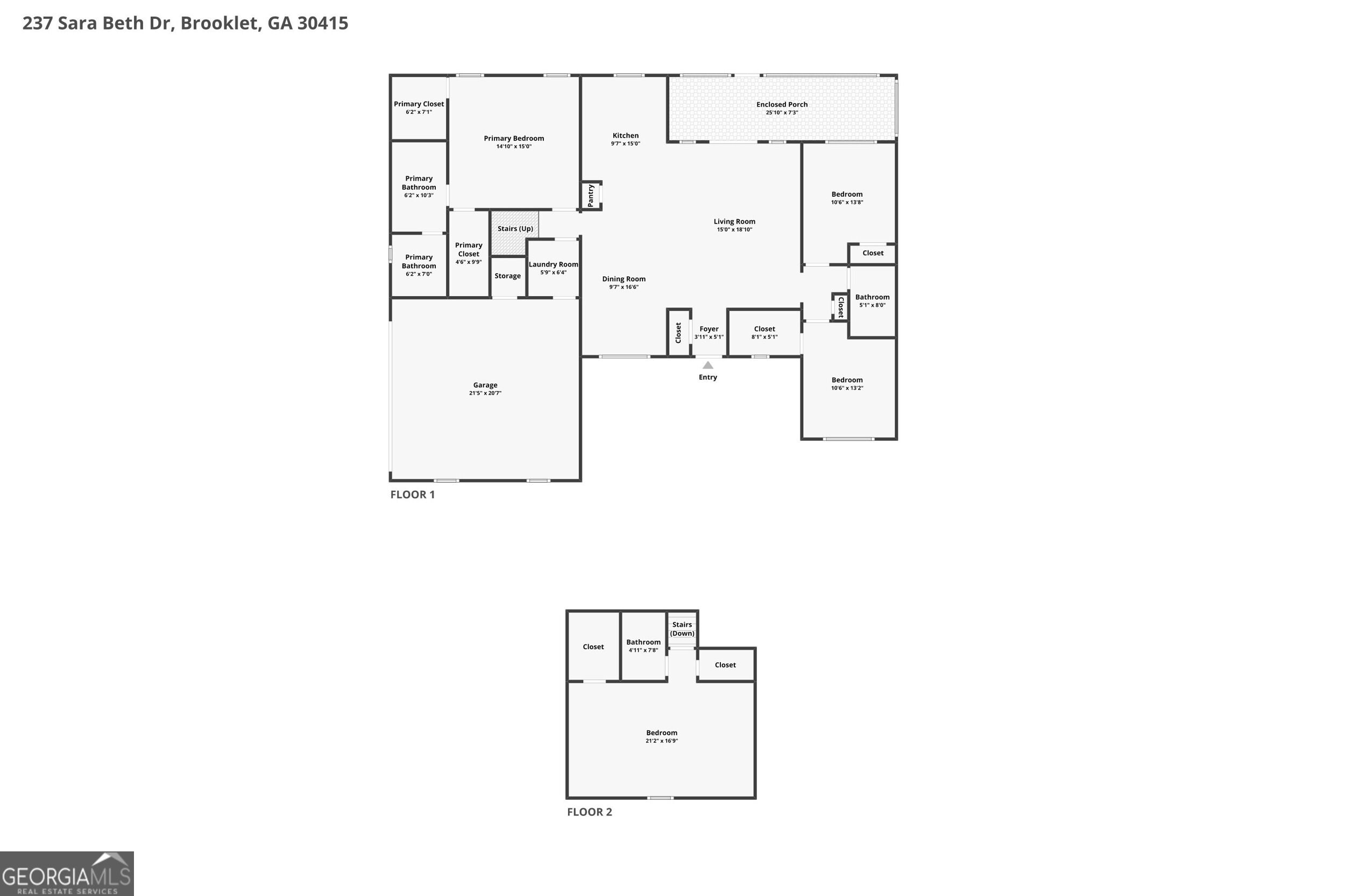 237 Sara Beth Drive Brooklet GA 30415