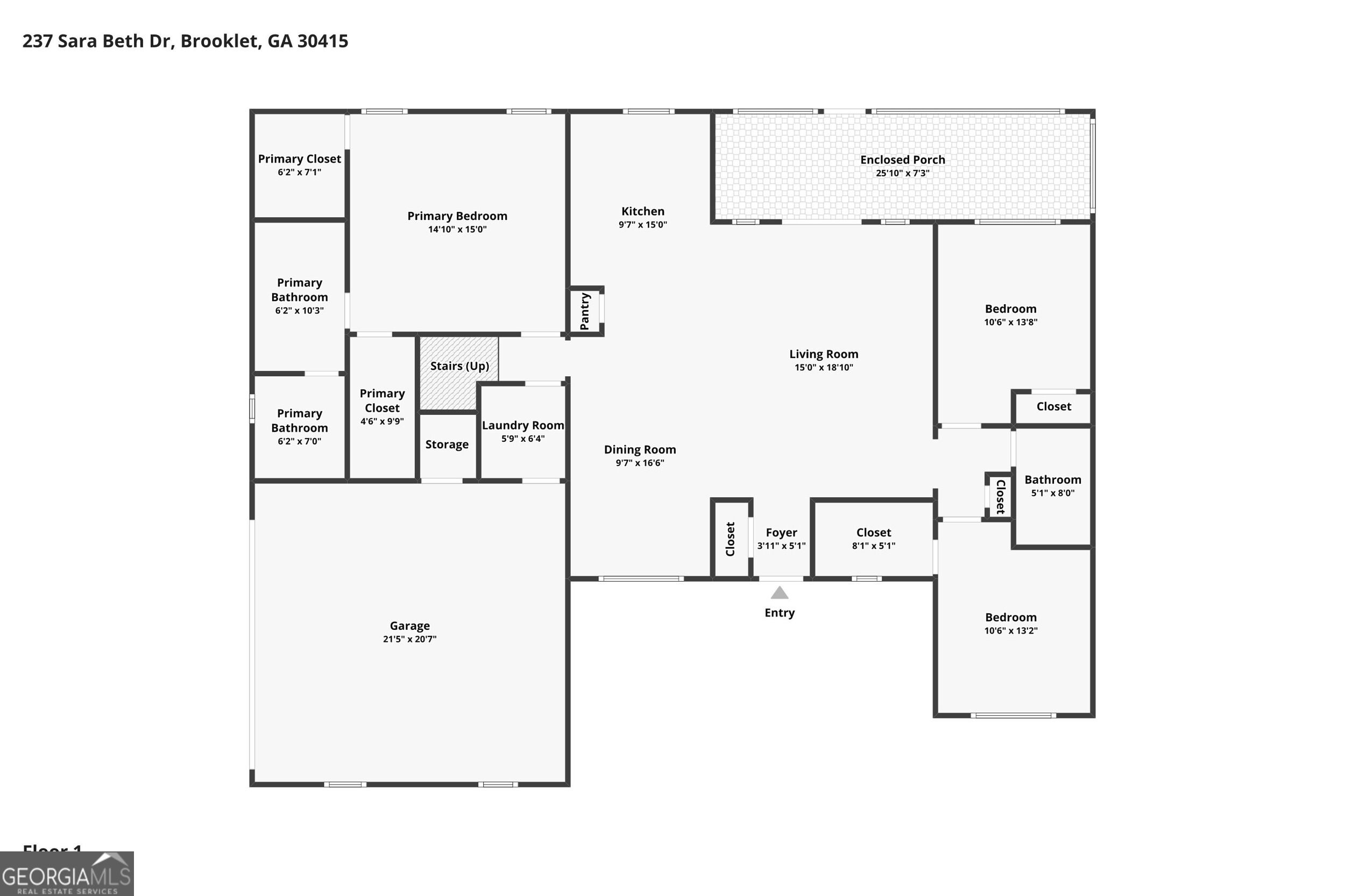237 Sara Beth Drive Brooklet GA 30415