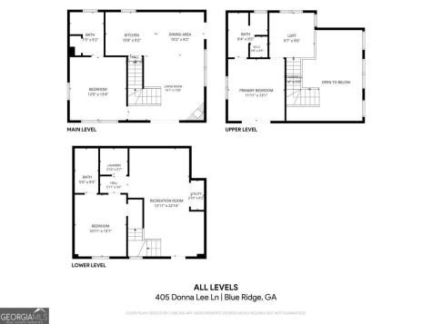 405 Donna Lee Lane Mineral Bluff GA 30559