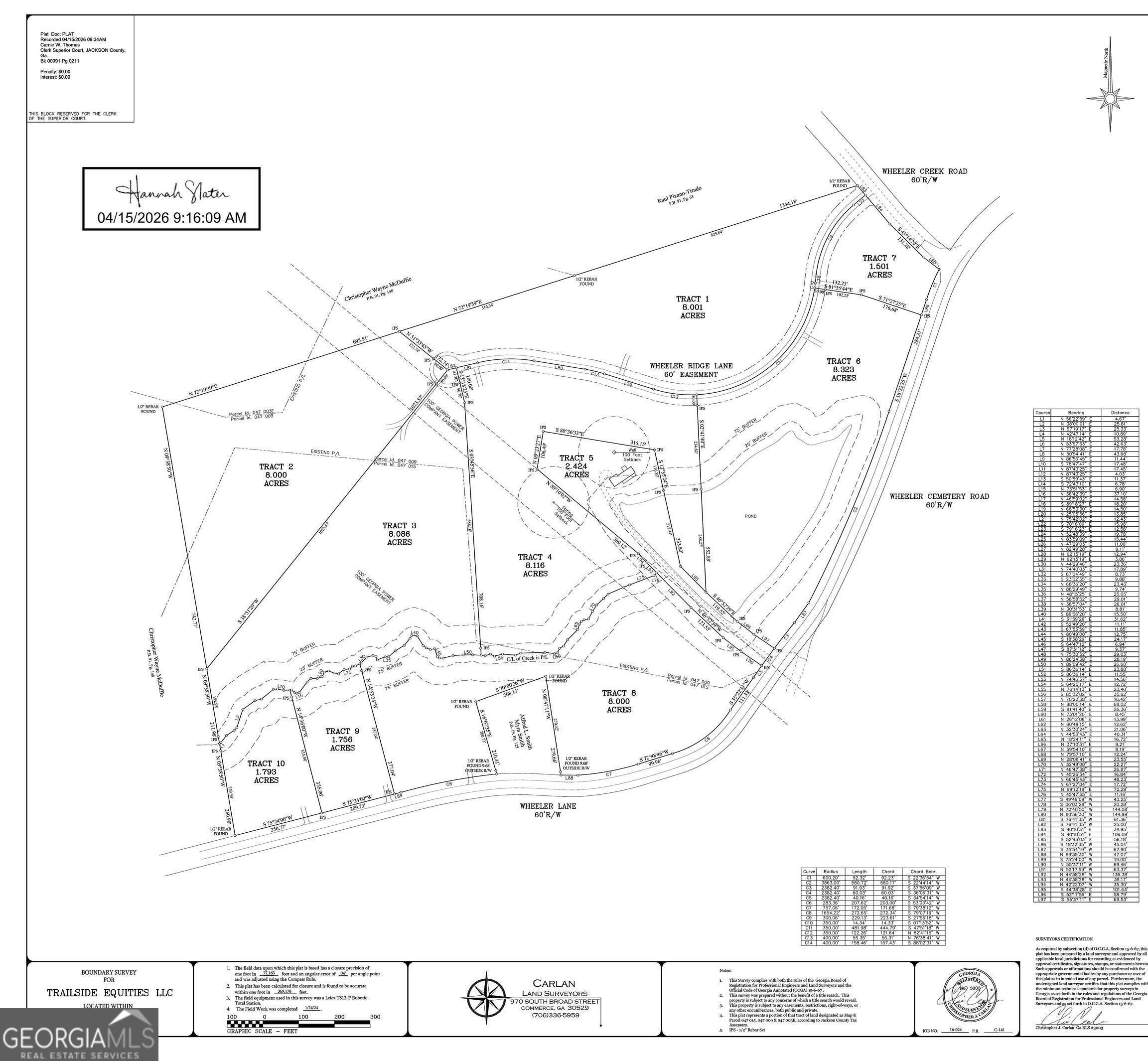 Lot 1 Wheeler Creek Road Maysville GA 30558