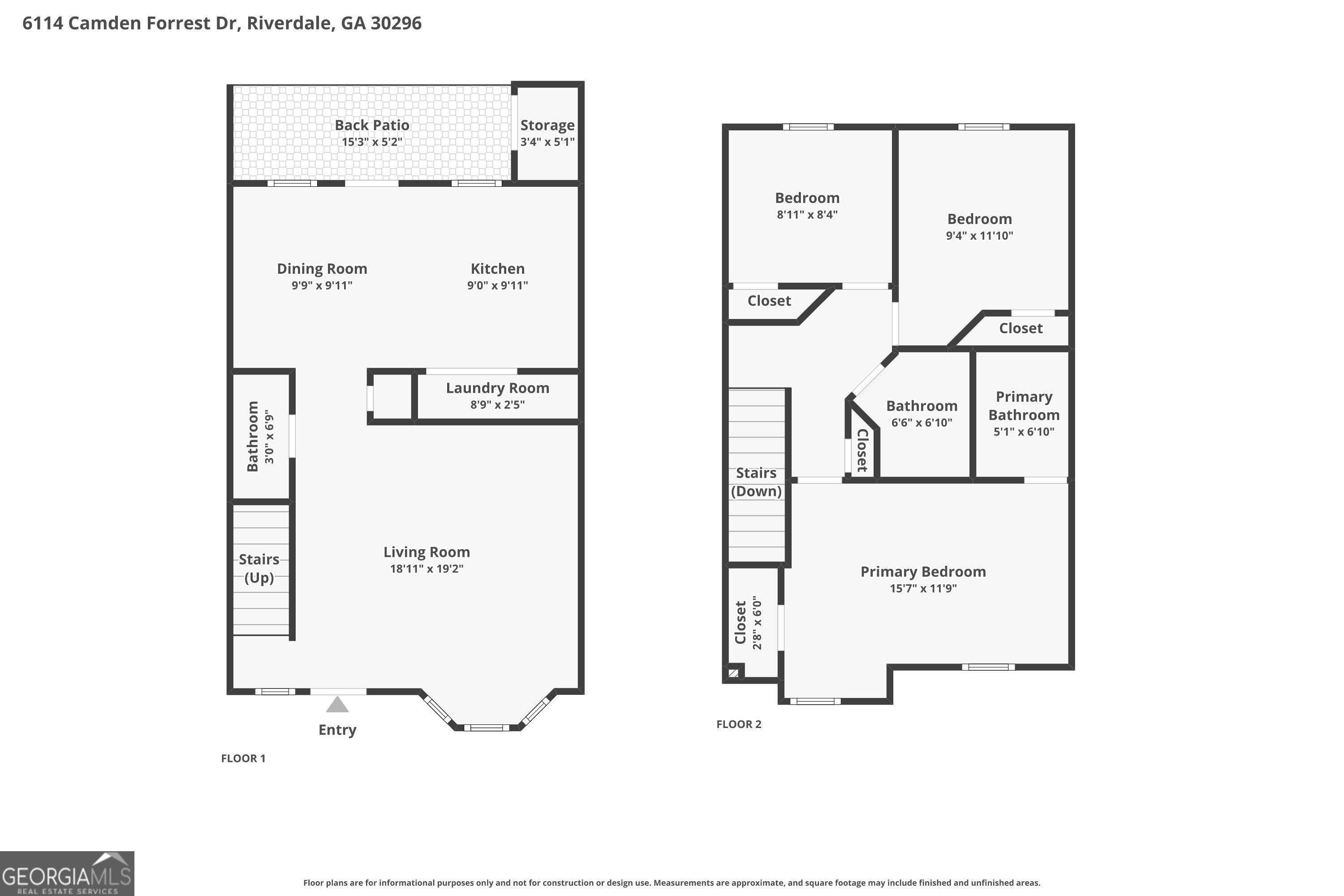 6114 Camden Forrest Drive Riverdale GA 30296