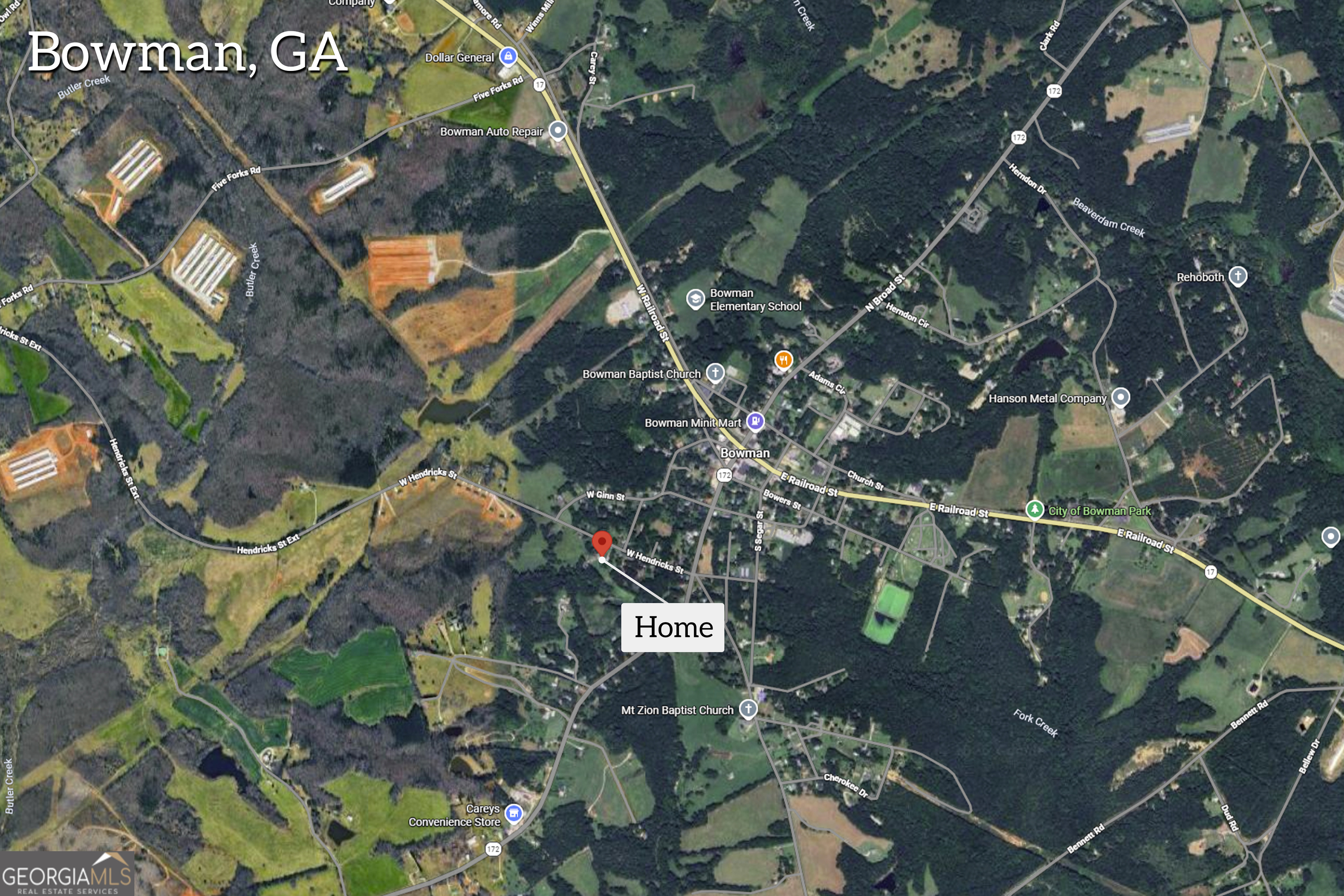 101 W Hendricks Street Bowman GA 30624
