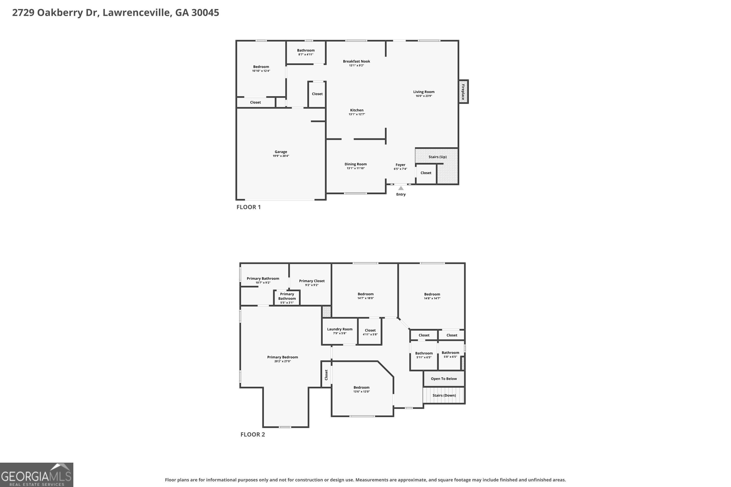2729 Oakberry Drive Lawrenceville GA 30045