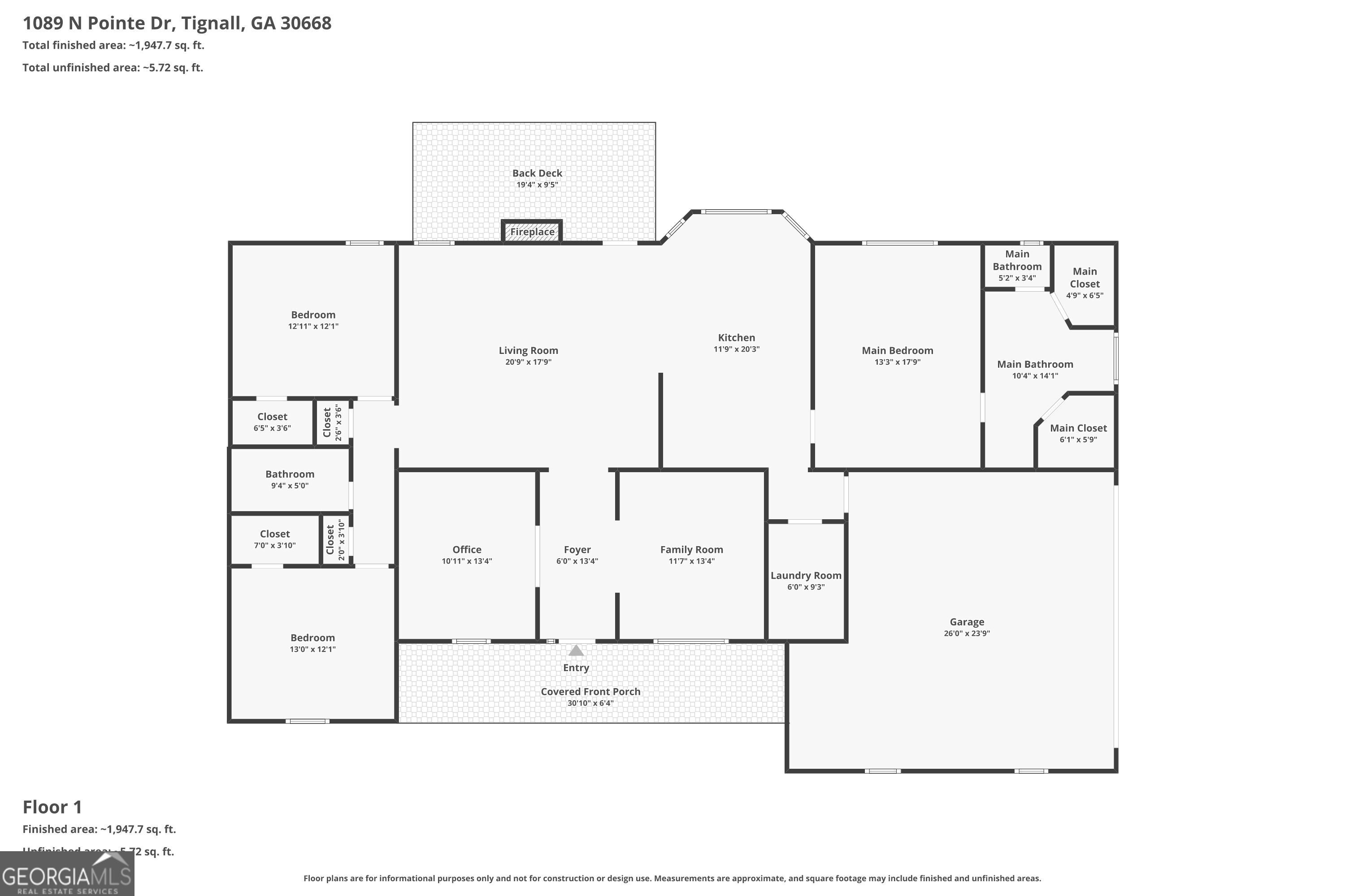 1089 N North Pointe Drive Tignall GA 30668