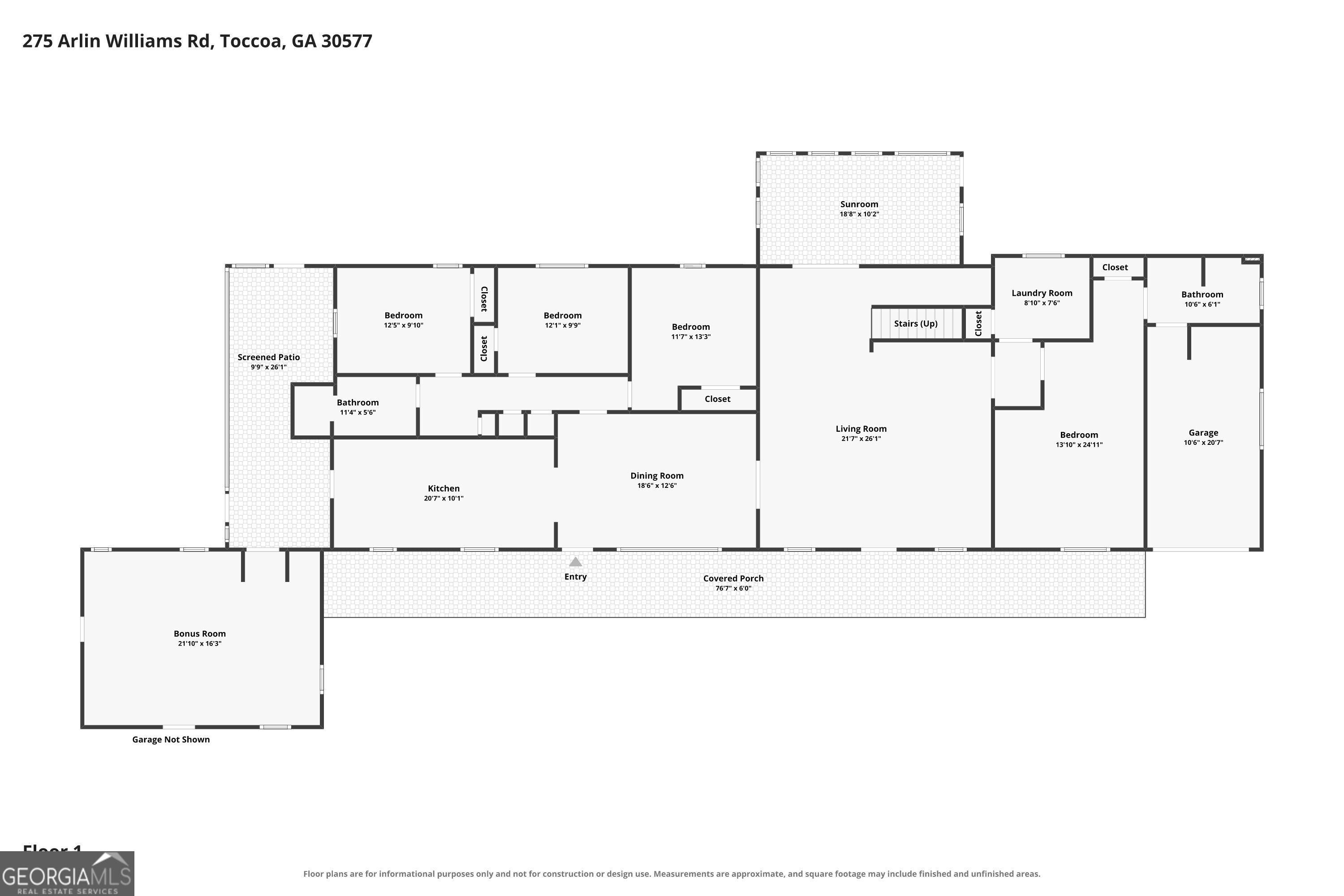 275 Arlin Williams Road Toccoa GA 30577