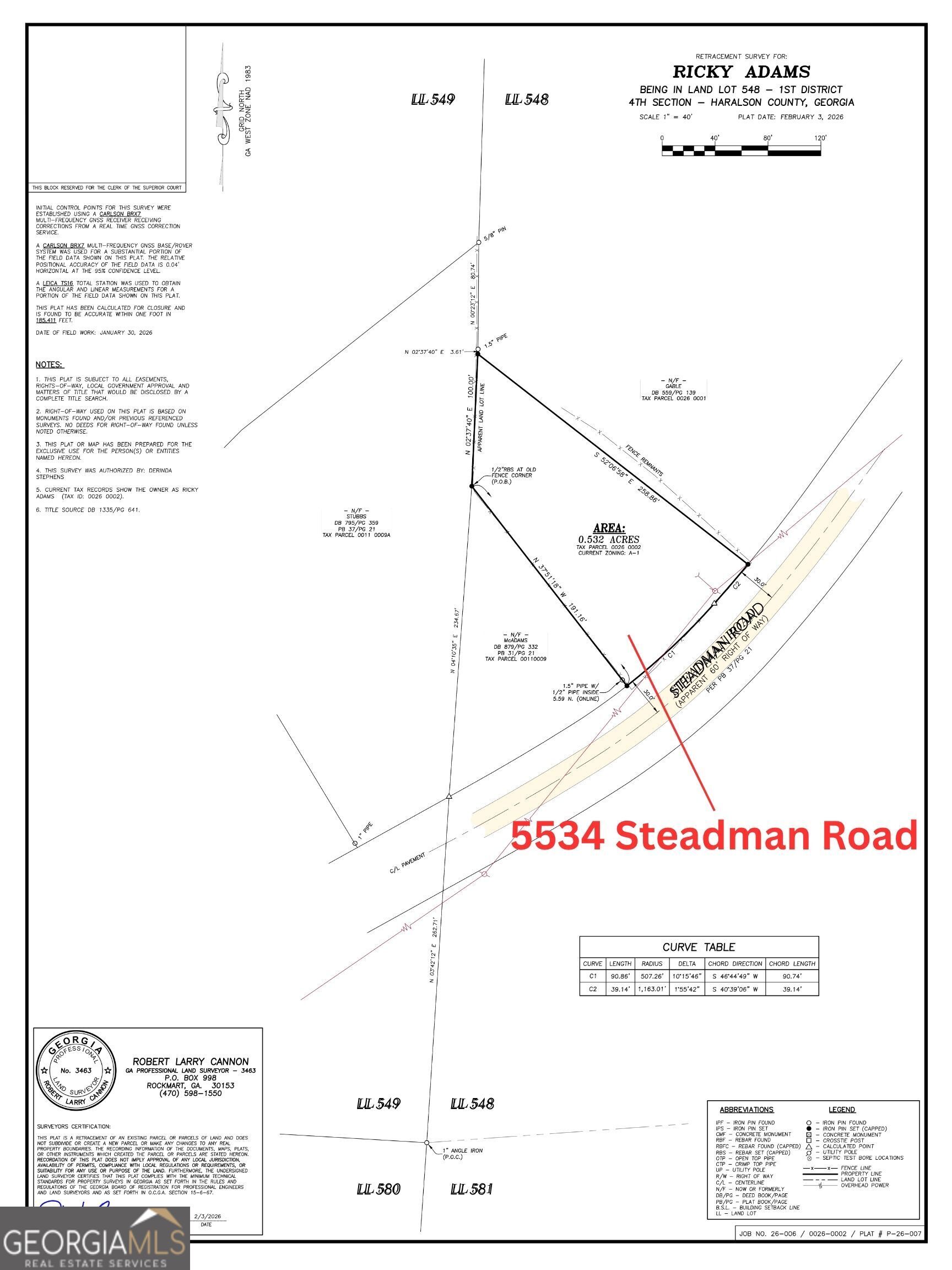 5534 Steadman Road Tallapoosa GA 30176