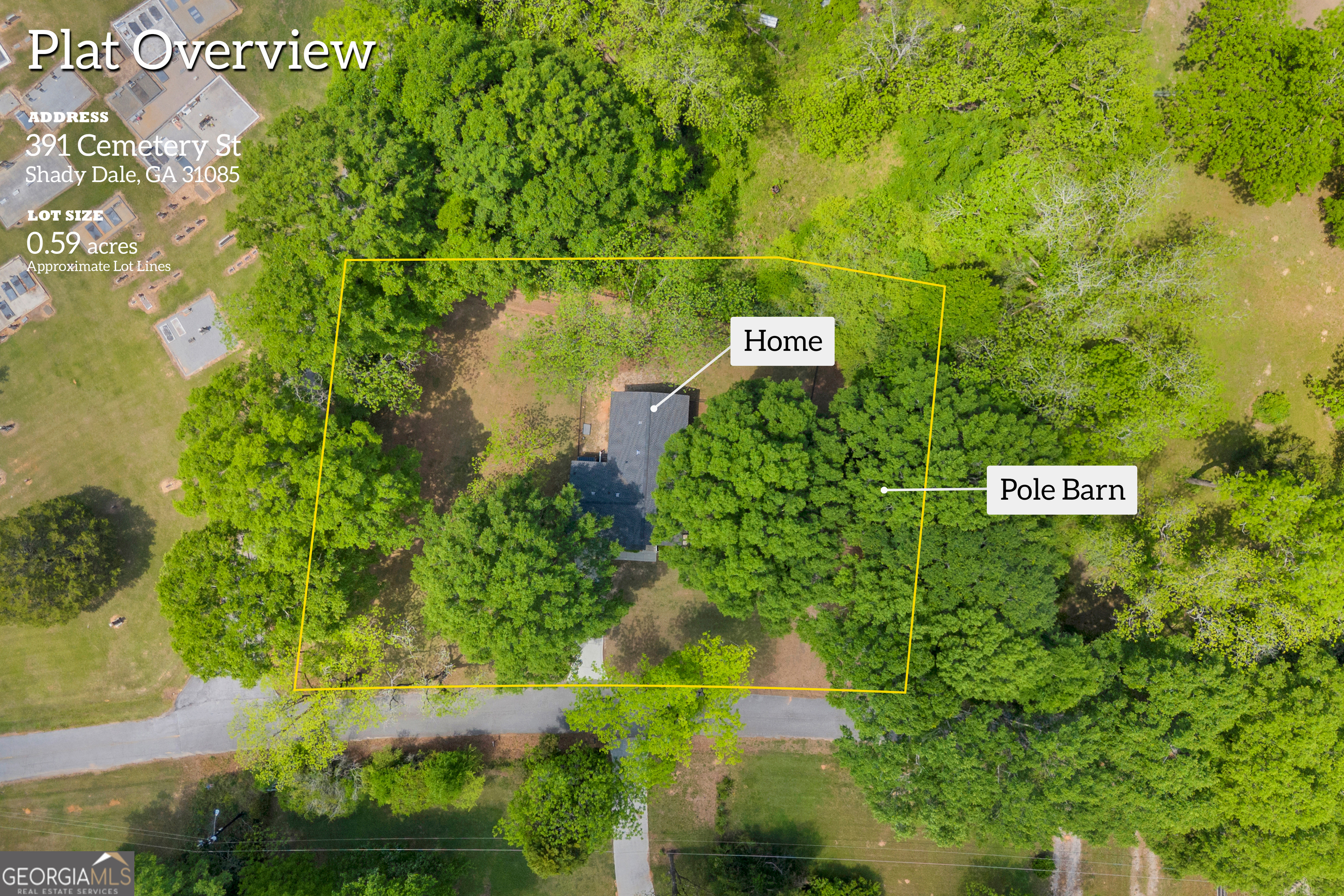 391 Cemetery Street Shady Dale GA 31085