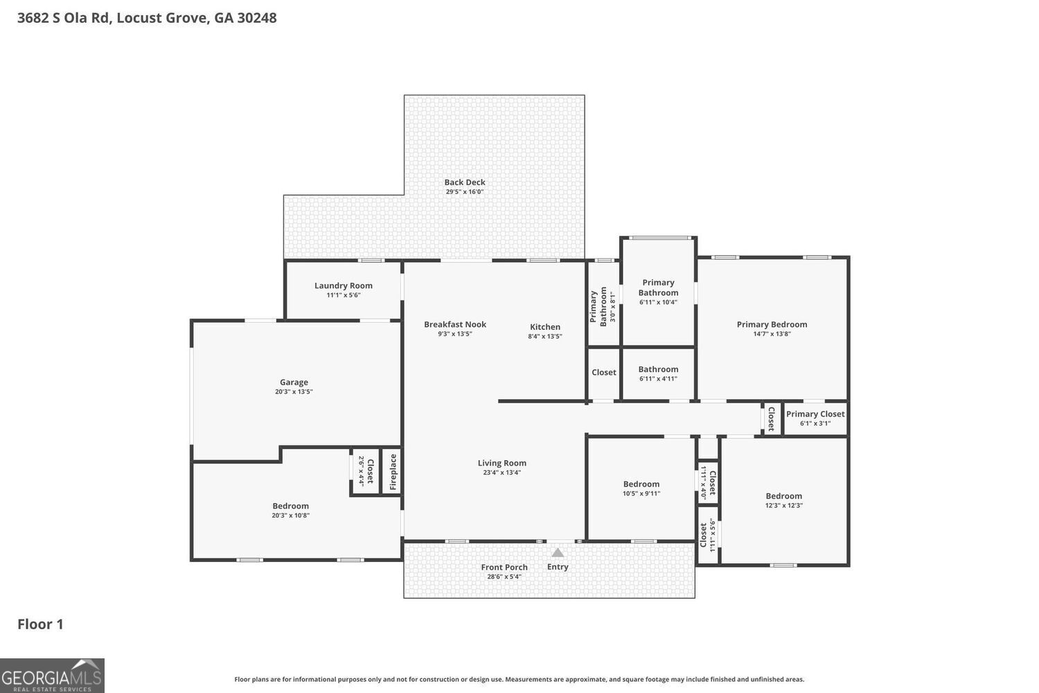 3682 S Ola Road Locust Grove GA 30248