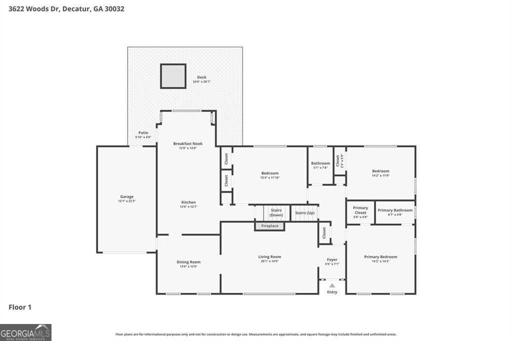 3622 Woods Drive Decatur GA 30032