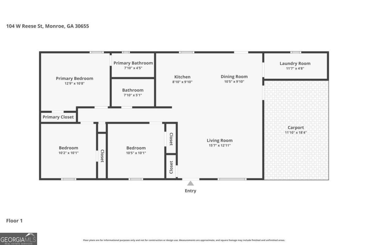 104 W Reese Street Monroe GA 30655