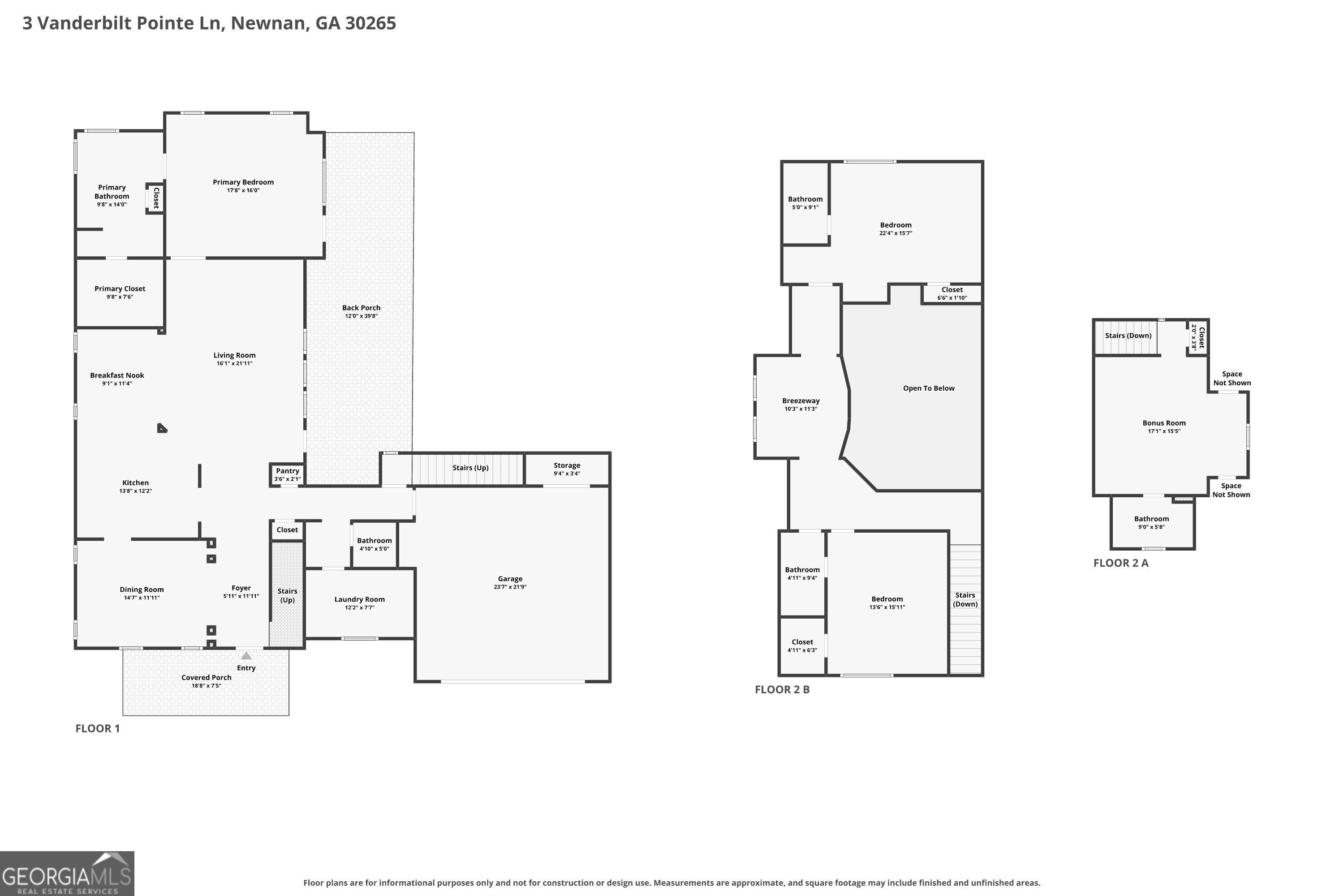 3 Vanderbilt Pointe Lane Newnan GA 30265