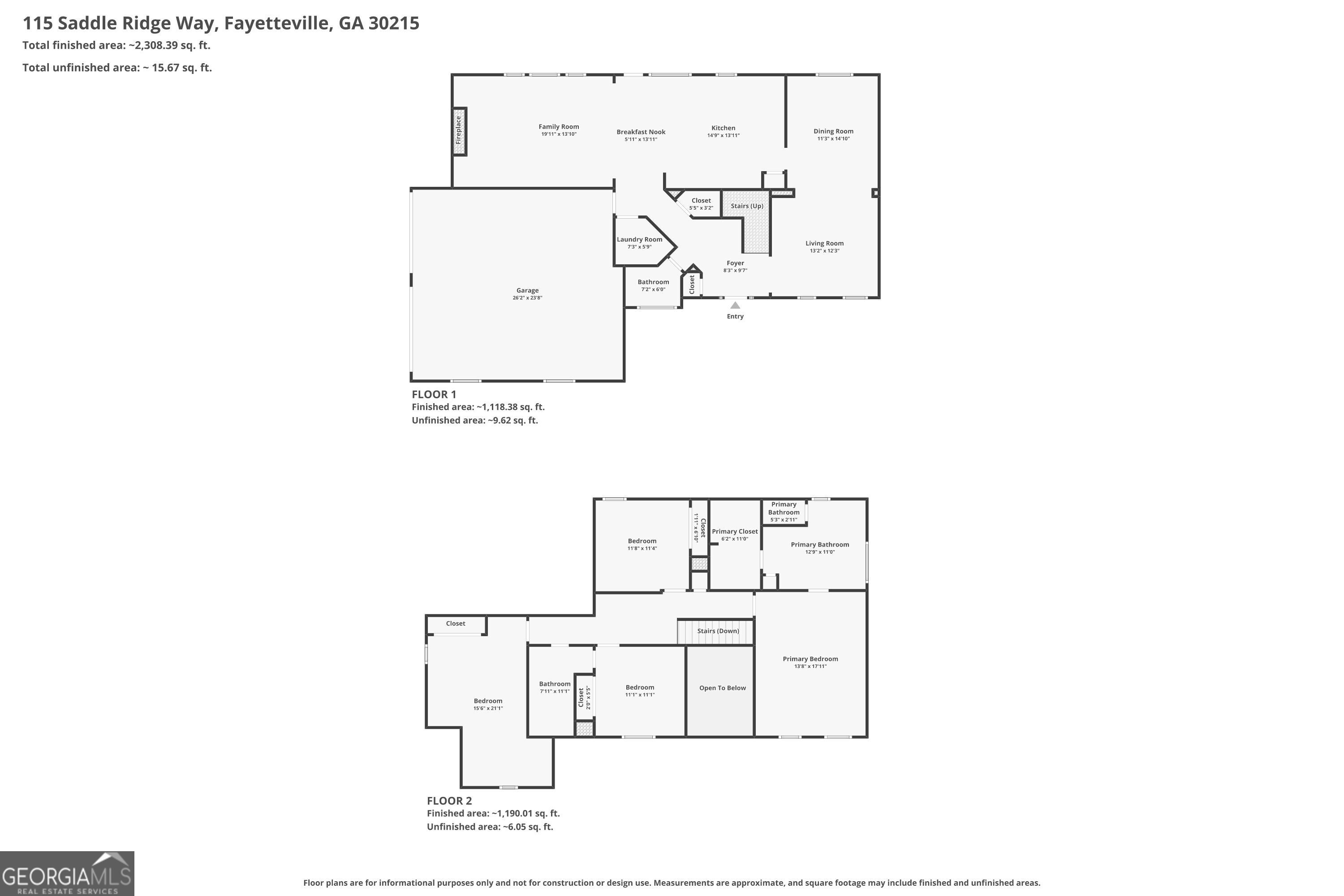 115 Saddle Ridge Way Fayetteville GA 30215