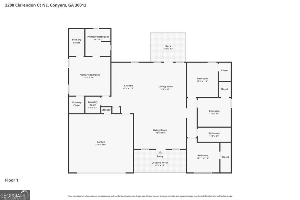 2208 Clarendon Court Conyers GA 30012