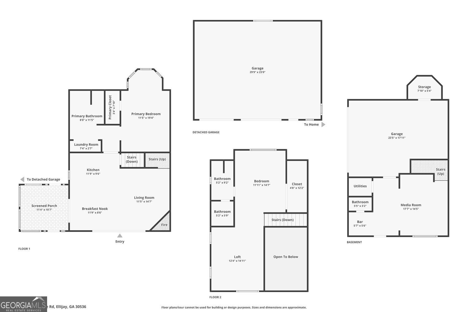 1399 Old Parker Place Road Ellijay GA 30536