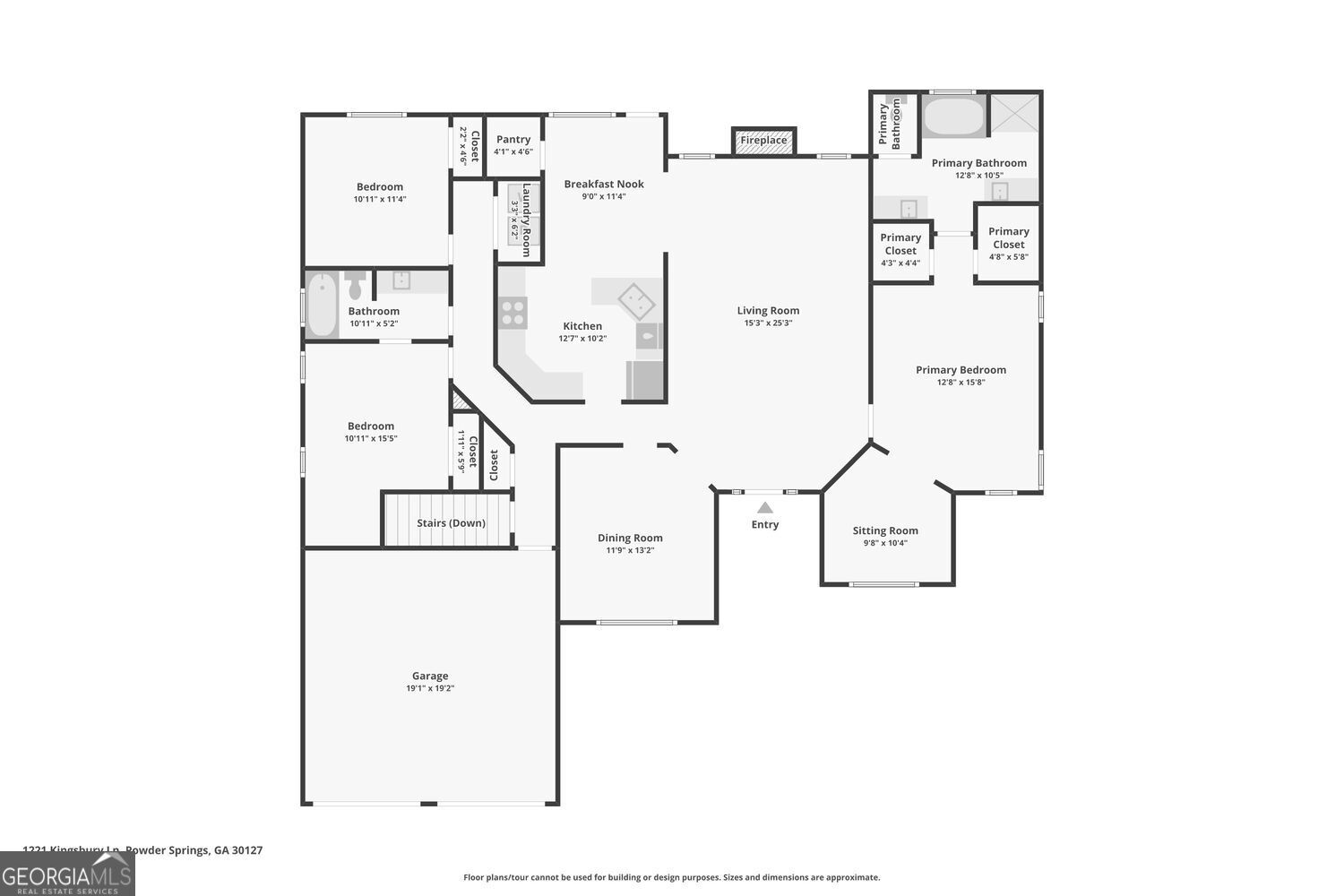 1221 Kingsbury Lane Powder Springs GA 30127