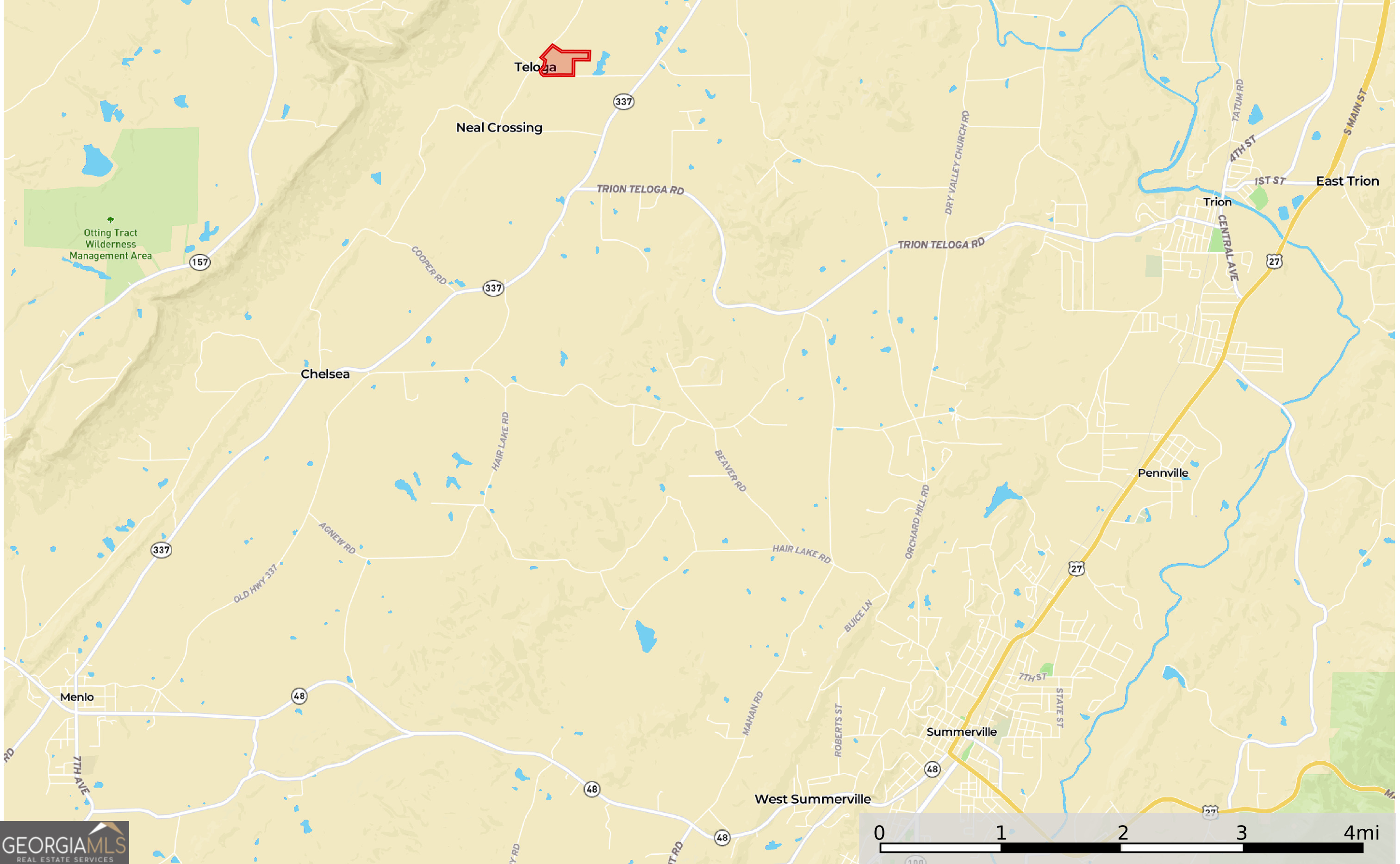 39 Acres On E. Teloga Road Summerville GA 30747