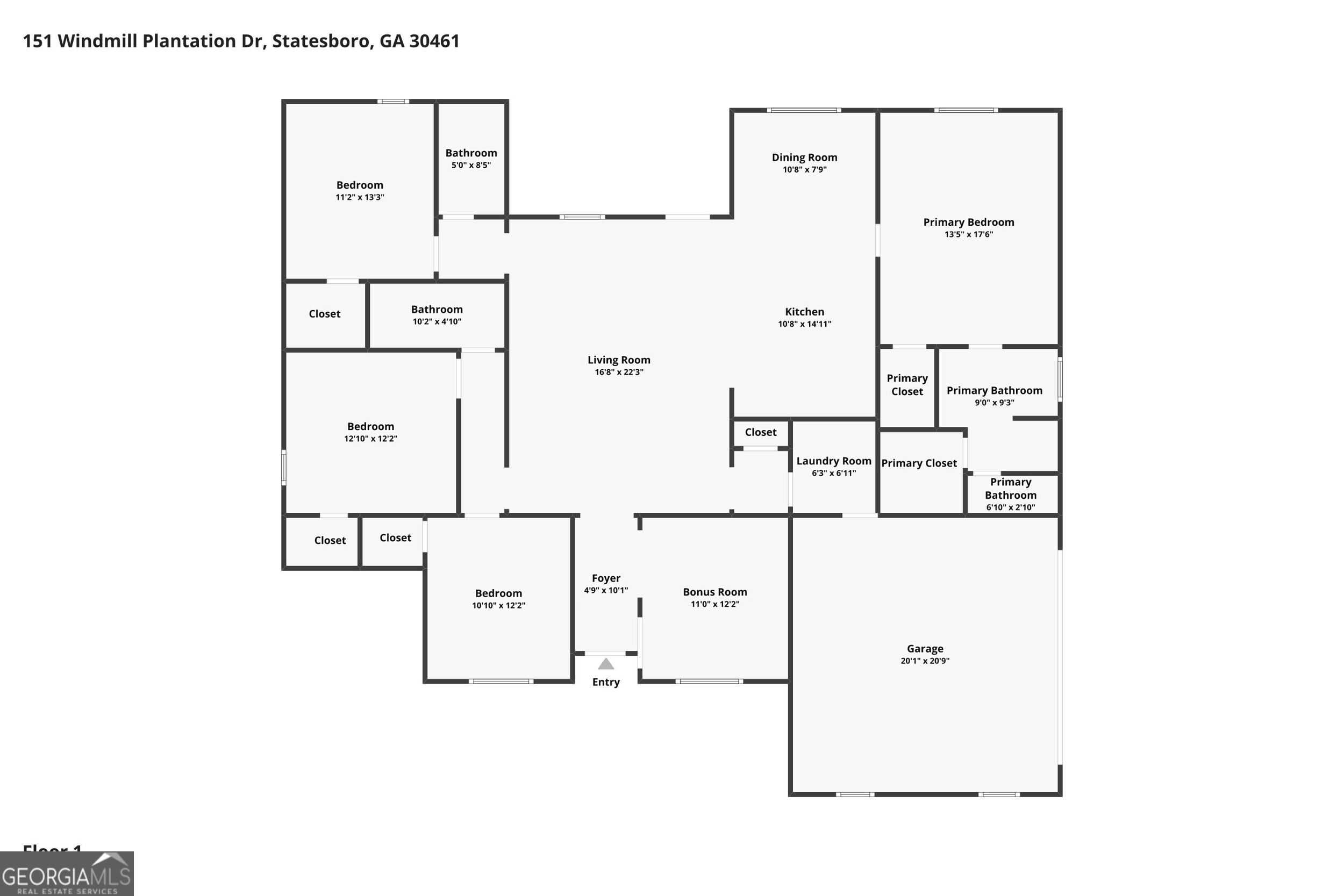 151 Windmill Plantation Drive Statesboro GA 30461