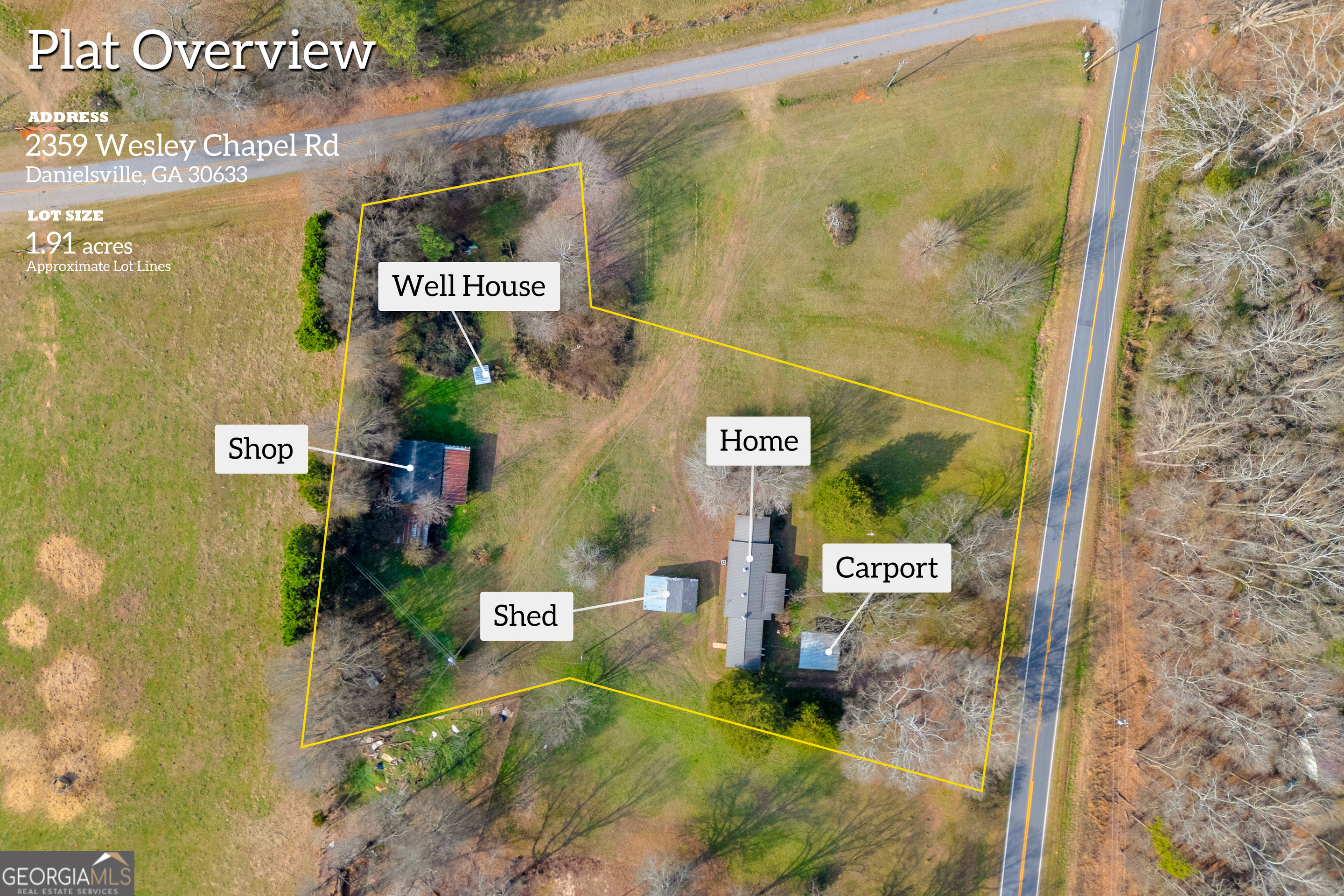 2359 Wesley Chapel Road/0 Mcgee Fitzpatrick Road Danielsville GA 30633