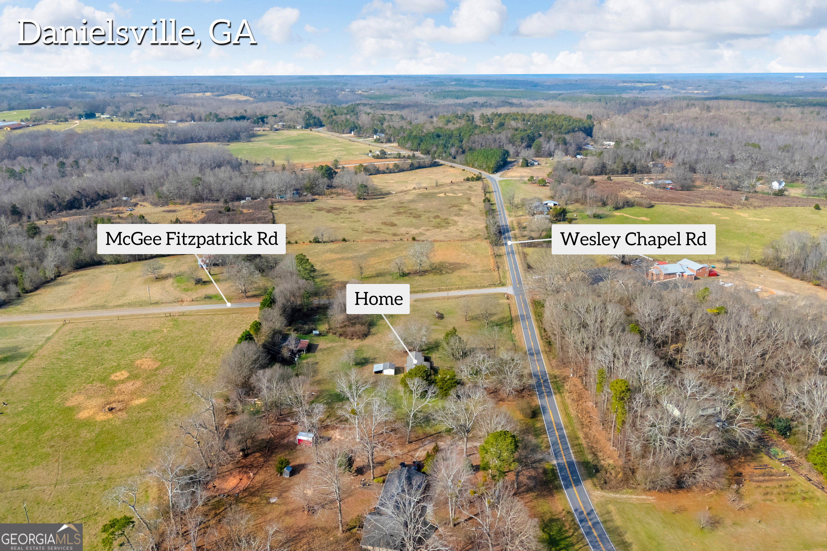 2359 Wesley Chapel Road/0 Mcgee Fitzpatrick Road Danielsville GA 30633