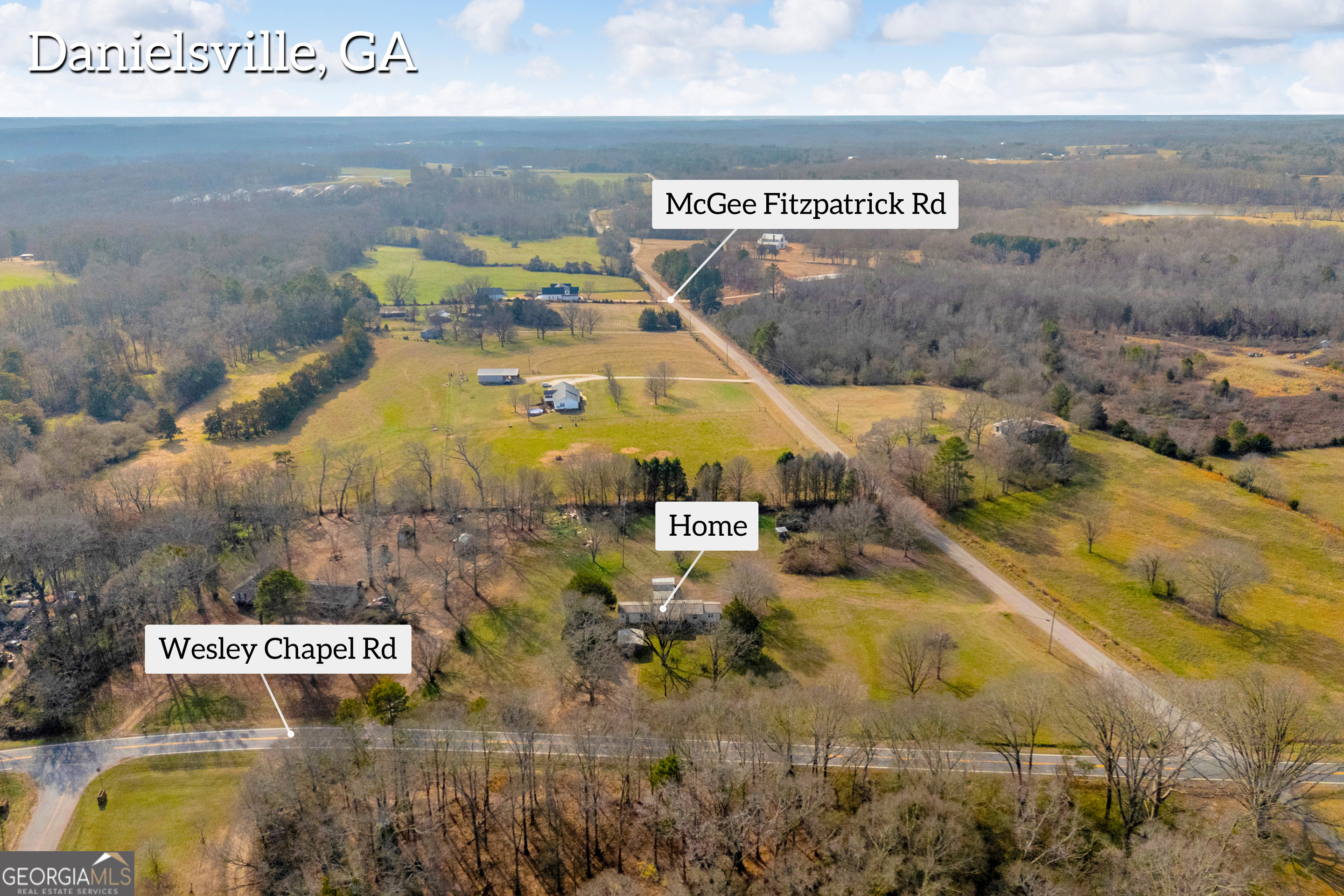 2359 Wesley Chapel Road/0 Mcgee Fitzpatrick Road Danielsville GA 30633