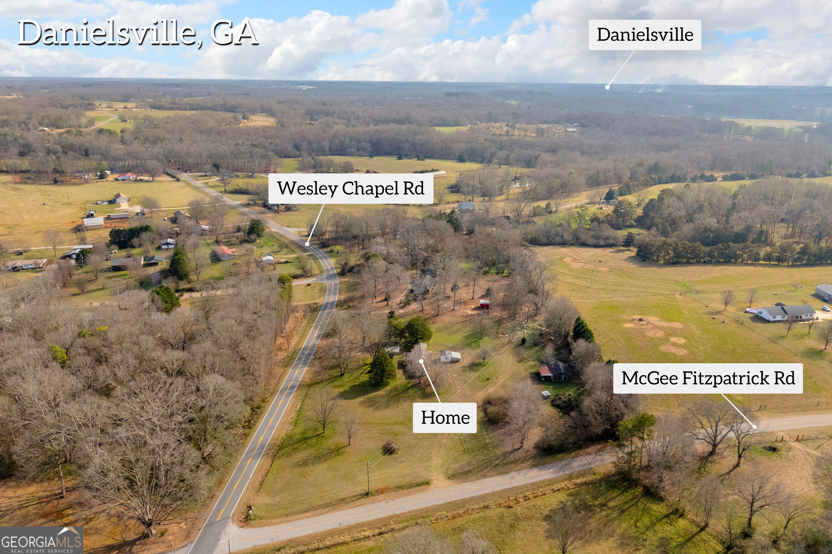 2359 Wesley Chapel Road/0 Mcgee Fitzpatrick Road Danielsville GA 30633