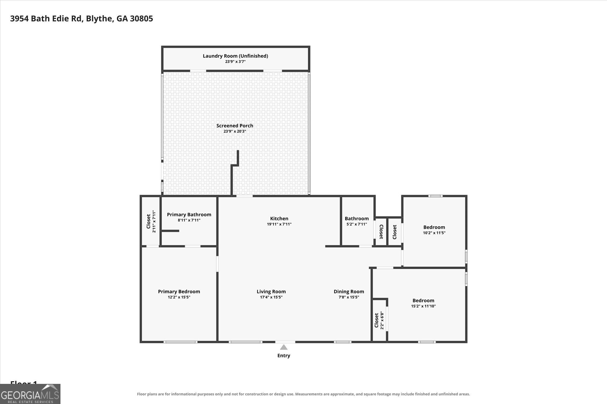 3954 Bath Edie Road Blythe GA 30805