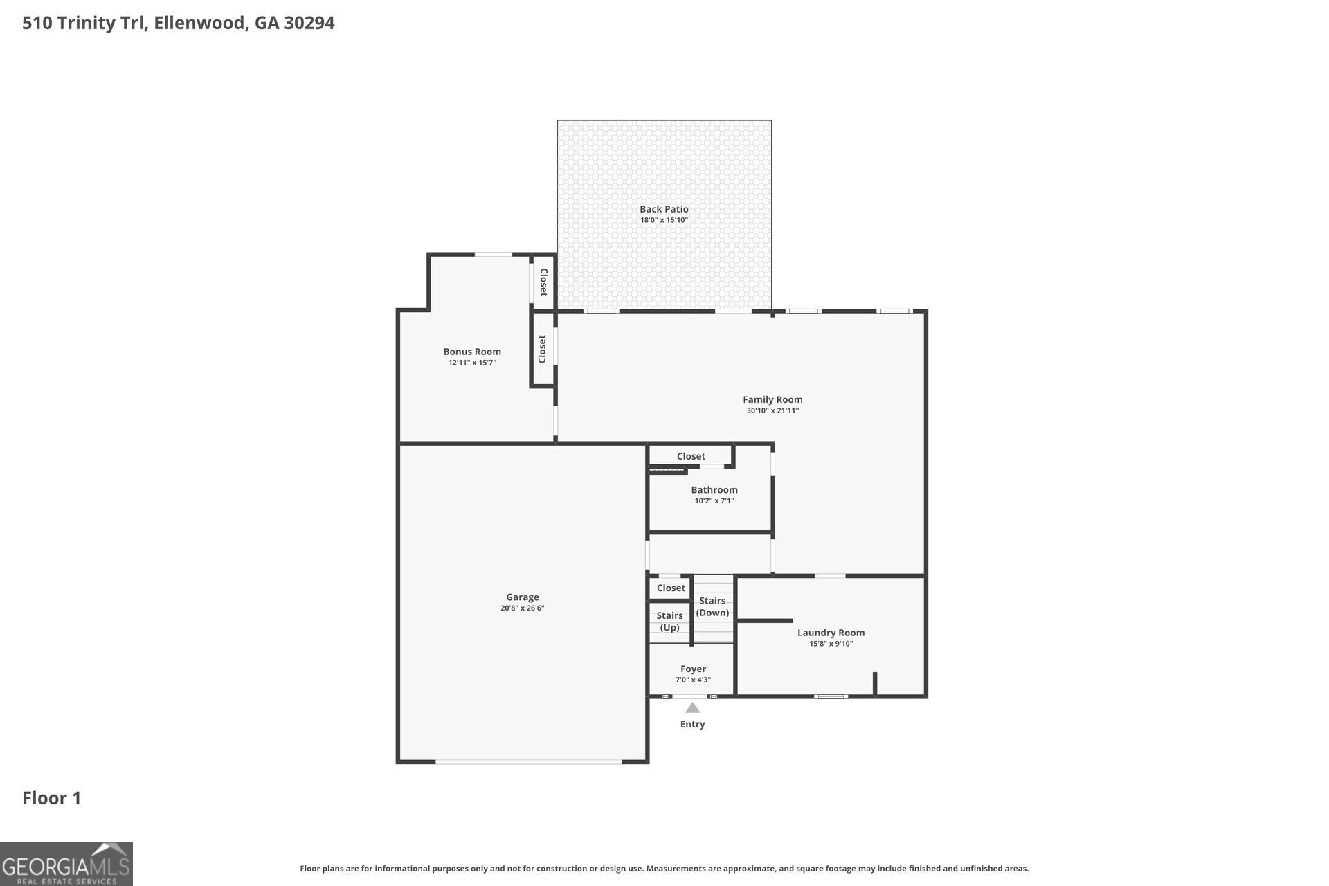 510 Trinity Trail Ellenwood GA 30294