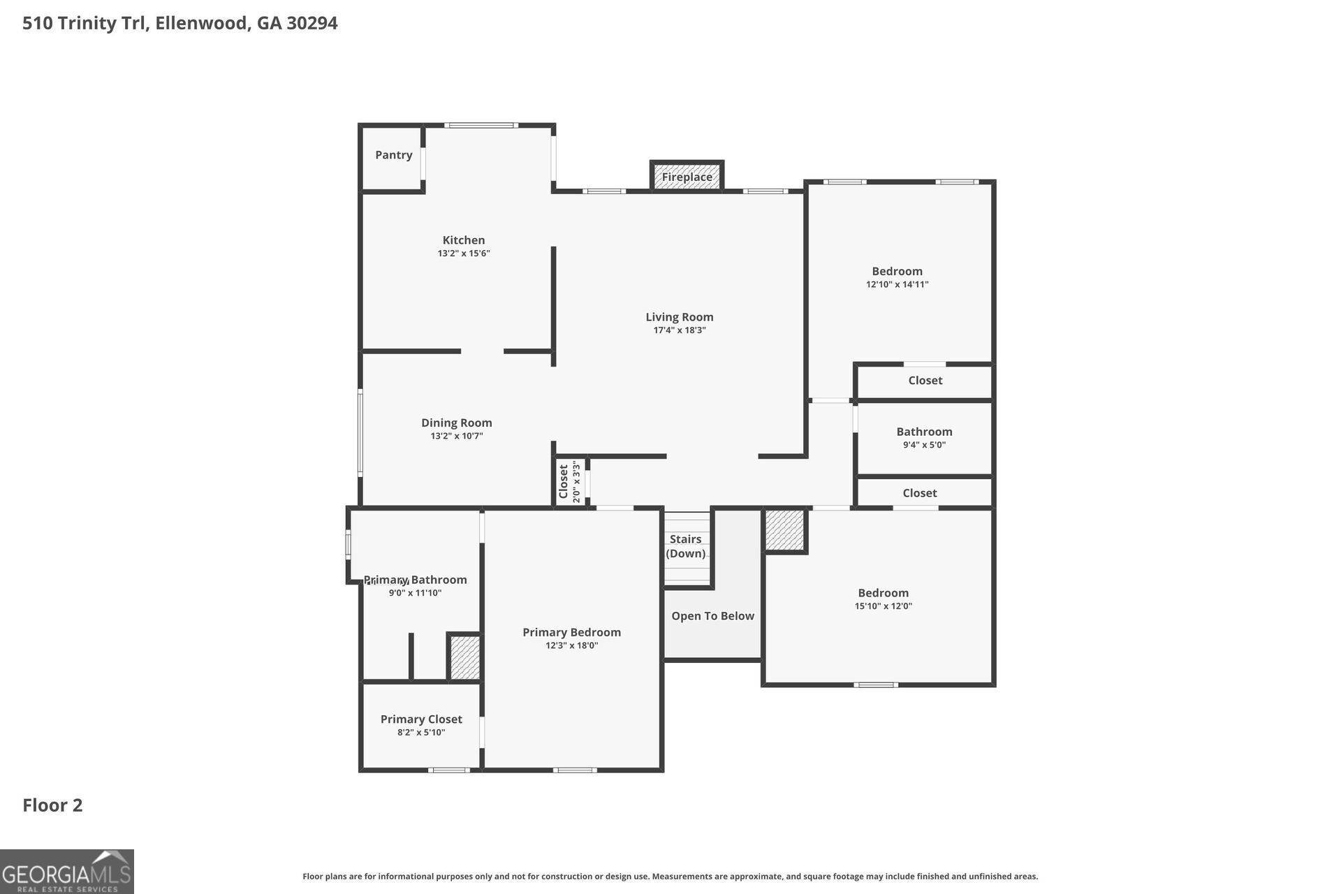 510 Trinity Trail Ellenwood GA 30294