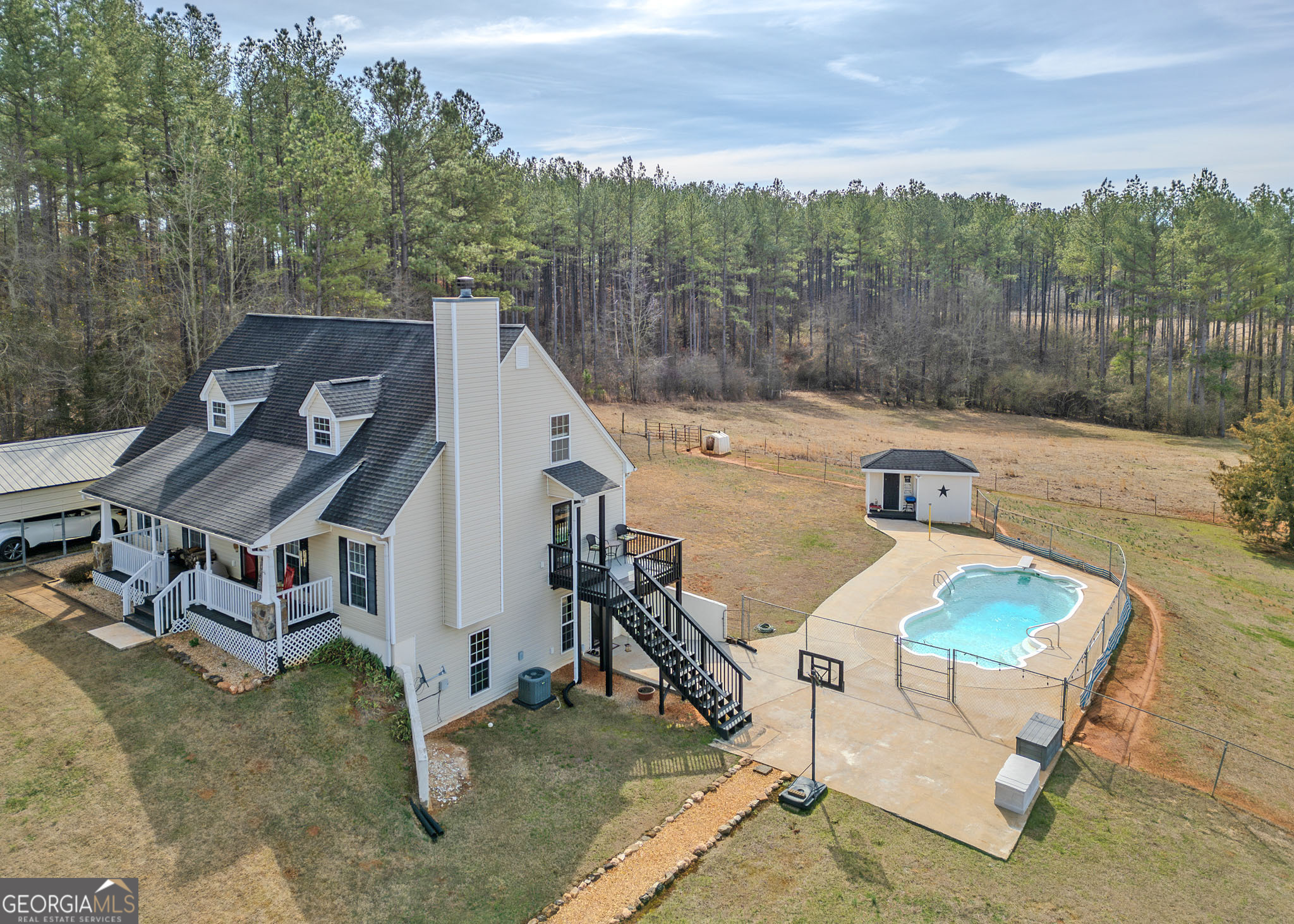 1363-A Mcfarlin Bridge 25 Acres Carnesville GA 30521