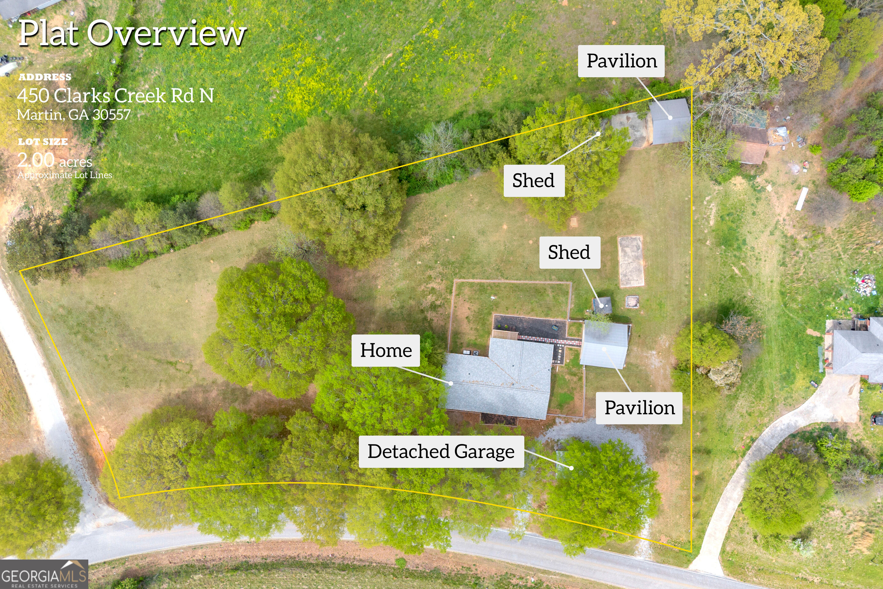 450 N Clarks Creek Road Martin GA 30557