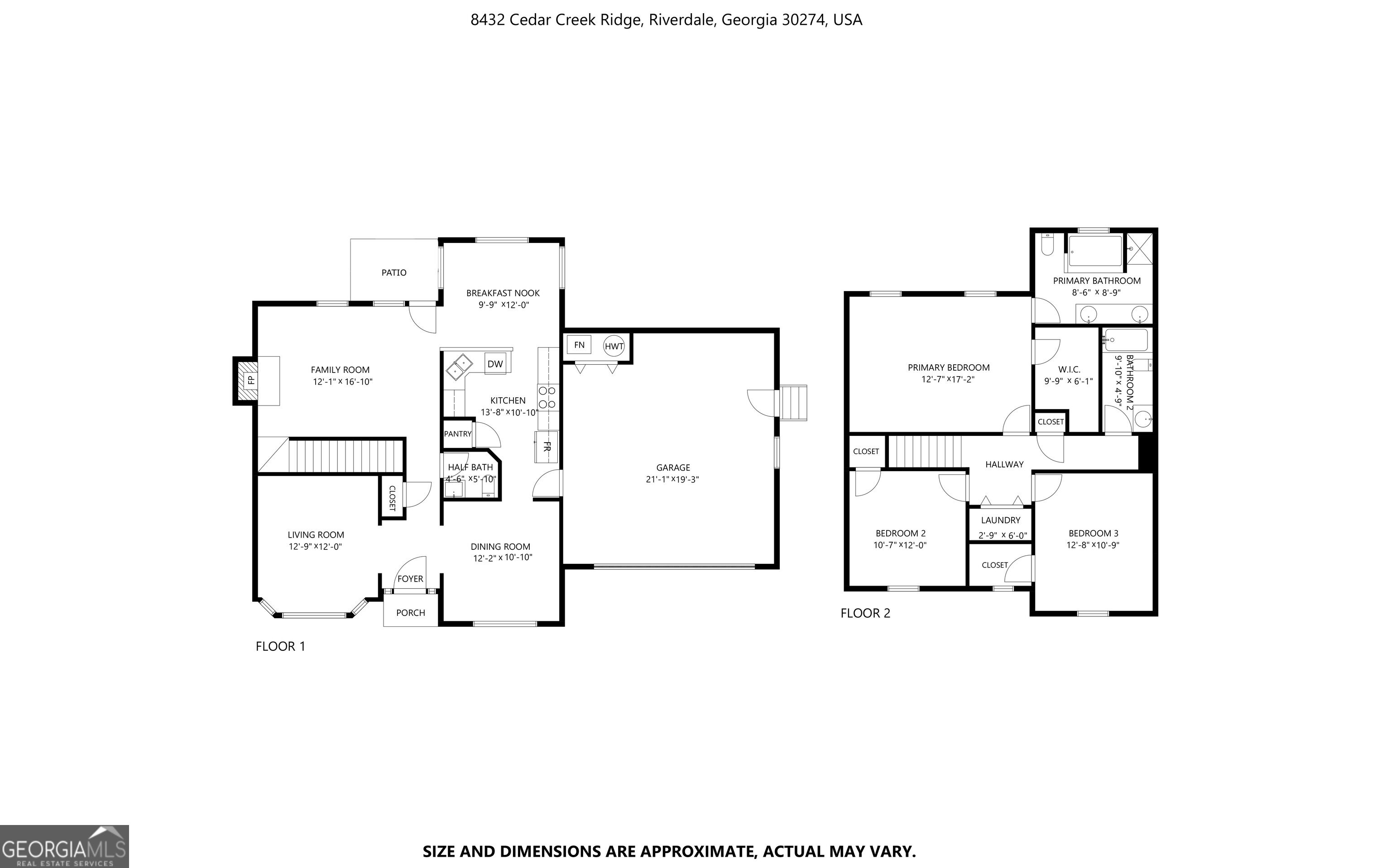 8432 Cedar Creek Ridge Riverdale GA 30274