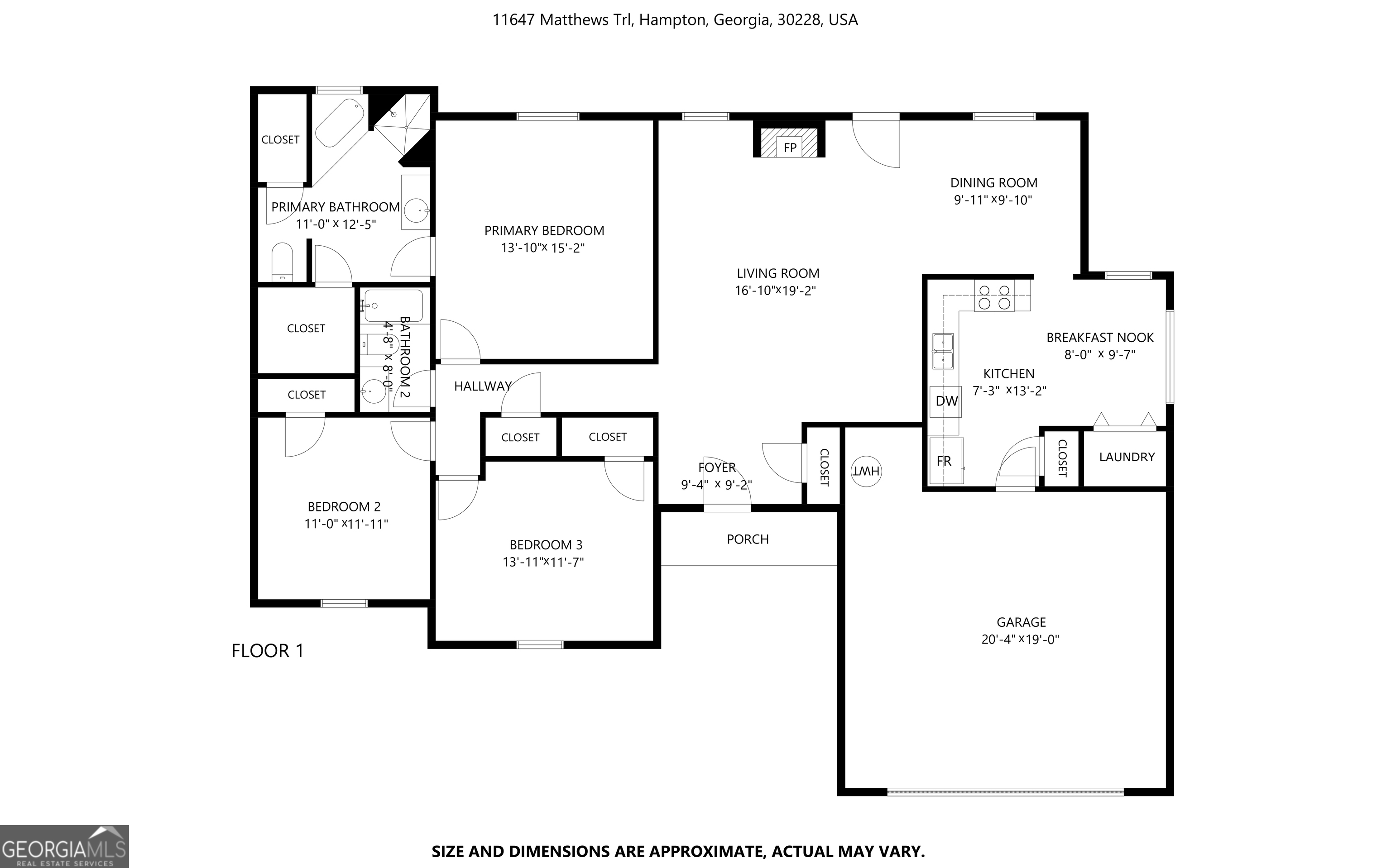 11647 Matthews Trail Hampton GA 30228