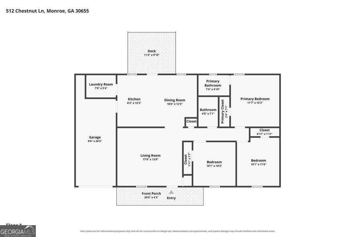 512 Chestnut Lane Monroe GA 30655