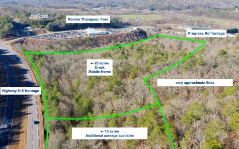 20 Acres Highway 515 Ellijay GA 30540