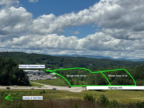 20 Acres Highway 515 Ellijay GA 30540