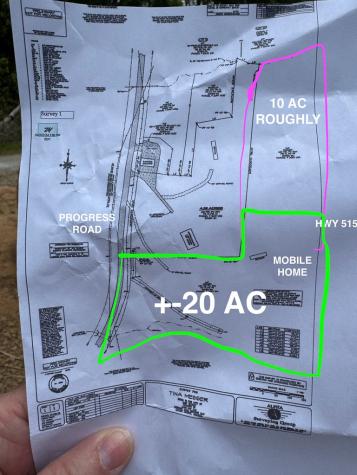 20 Acres Highway 515 Ellijay GA 30540