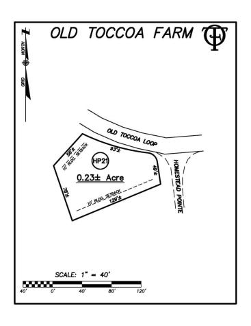 Lot HP21 E Old Toccoa Loop Mineral Bluff GA 30559