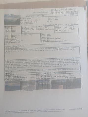 0 Lower Sassafras Parkway Jasper GA 30143