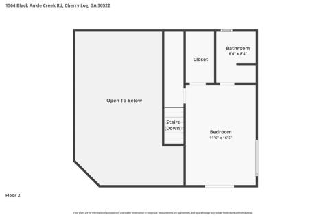 1564 Black Ankle Creek Road Cherry Log GA 30522