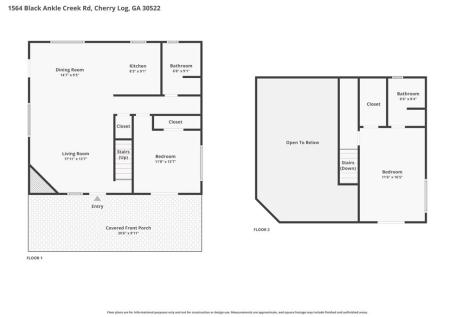 1564 Black Ankle Creek Road Cherry Log GA 30522