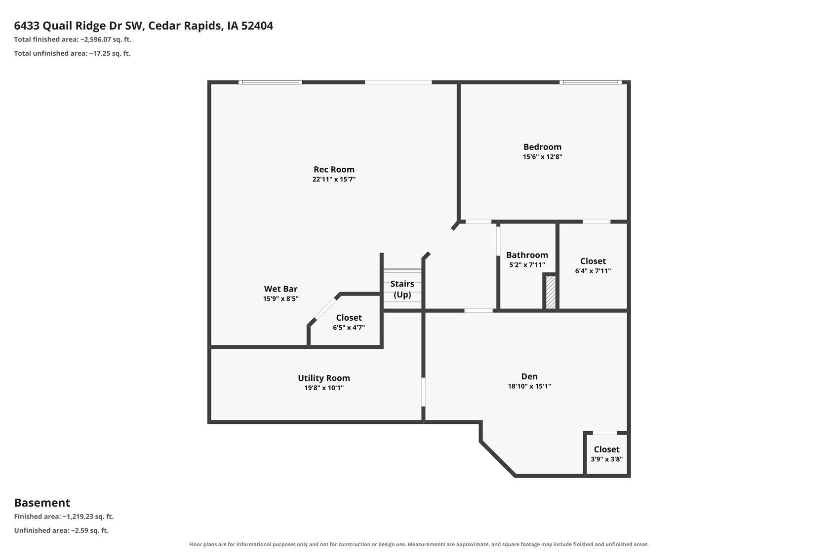 6433 Quail Ridge Drive SW Cedar Rapids IA 52404