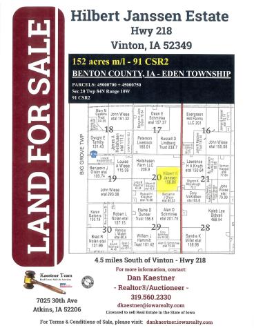 24TH Avenue Vinton IA 52349