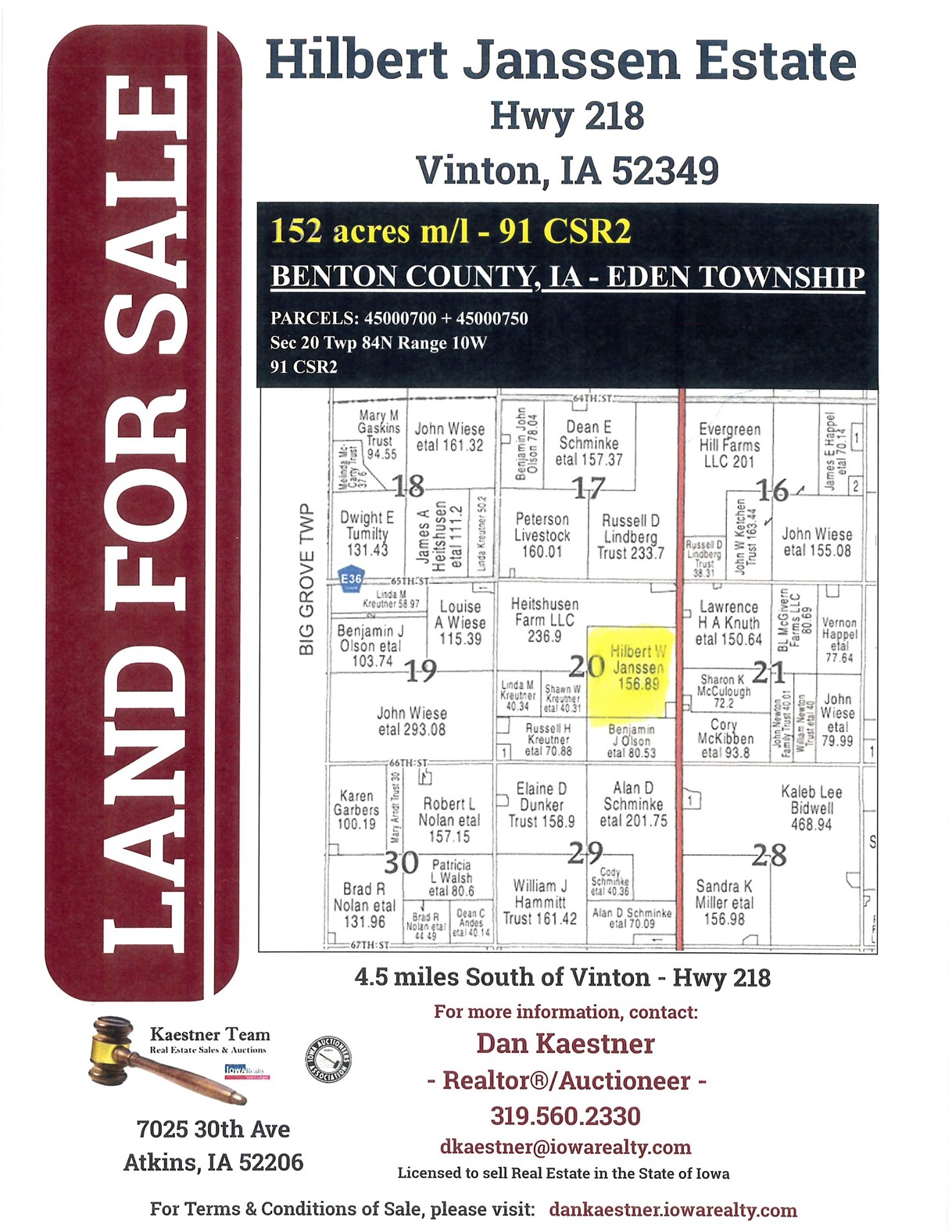 24TH Avenue Vinton IA 52349