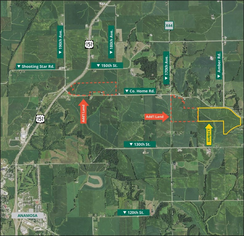 Co. Home Road & Amber Road Anamosa IA 52205