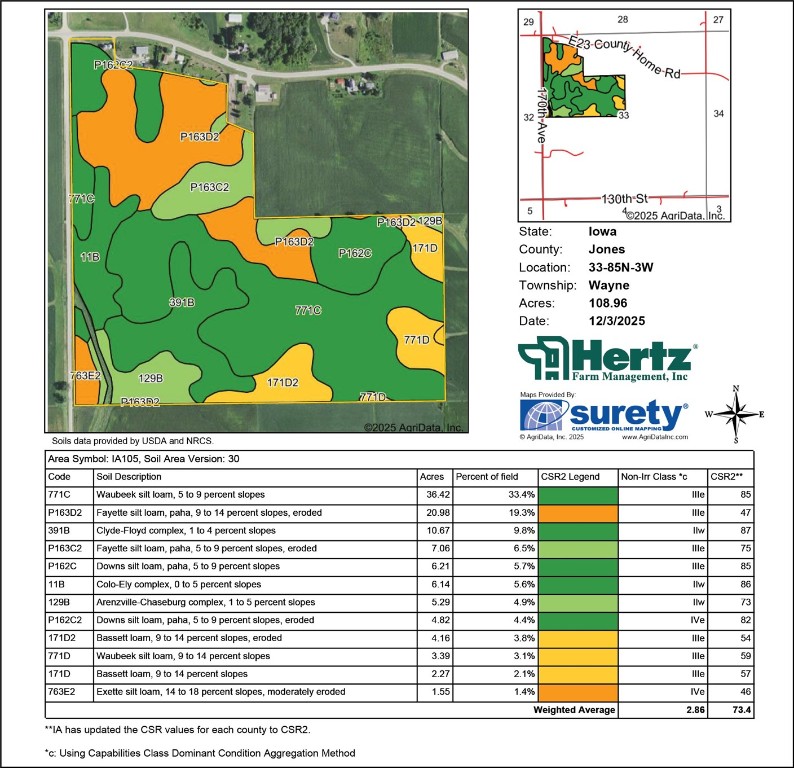 Co. Home Road & 170th Avenue Anamosa IA 52205
